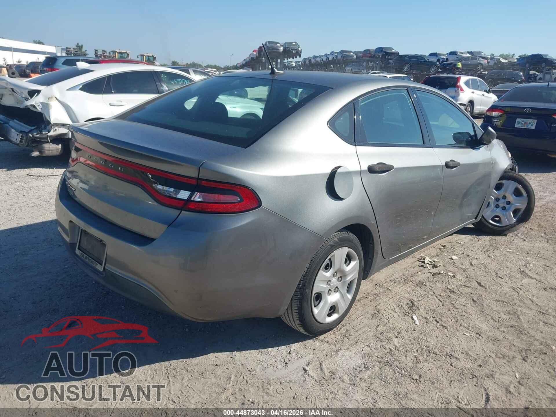 DODGE DART 2013 - 1C3CDFAA9DD292505