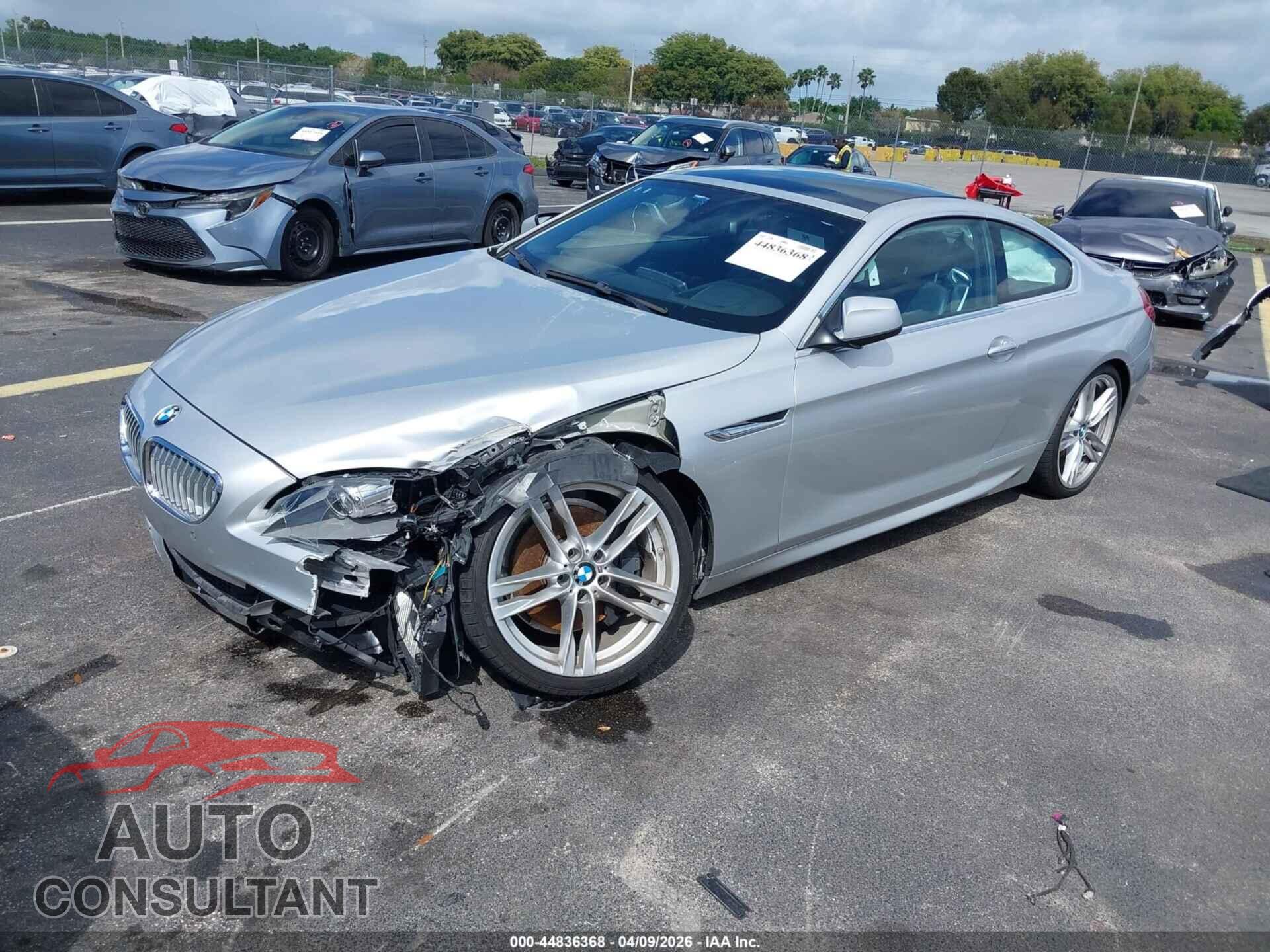 BMW 650I 2012 - WBALX3C59CDV77475
