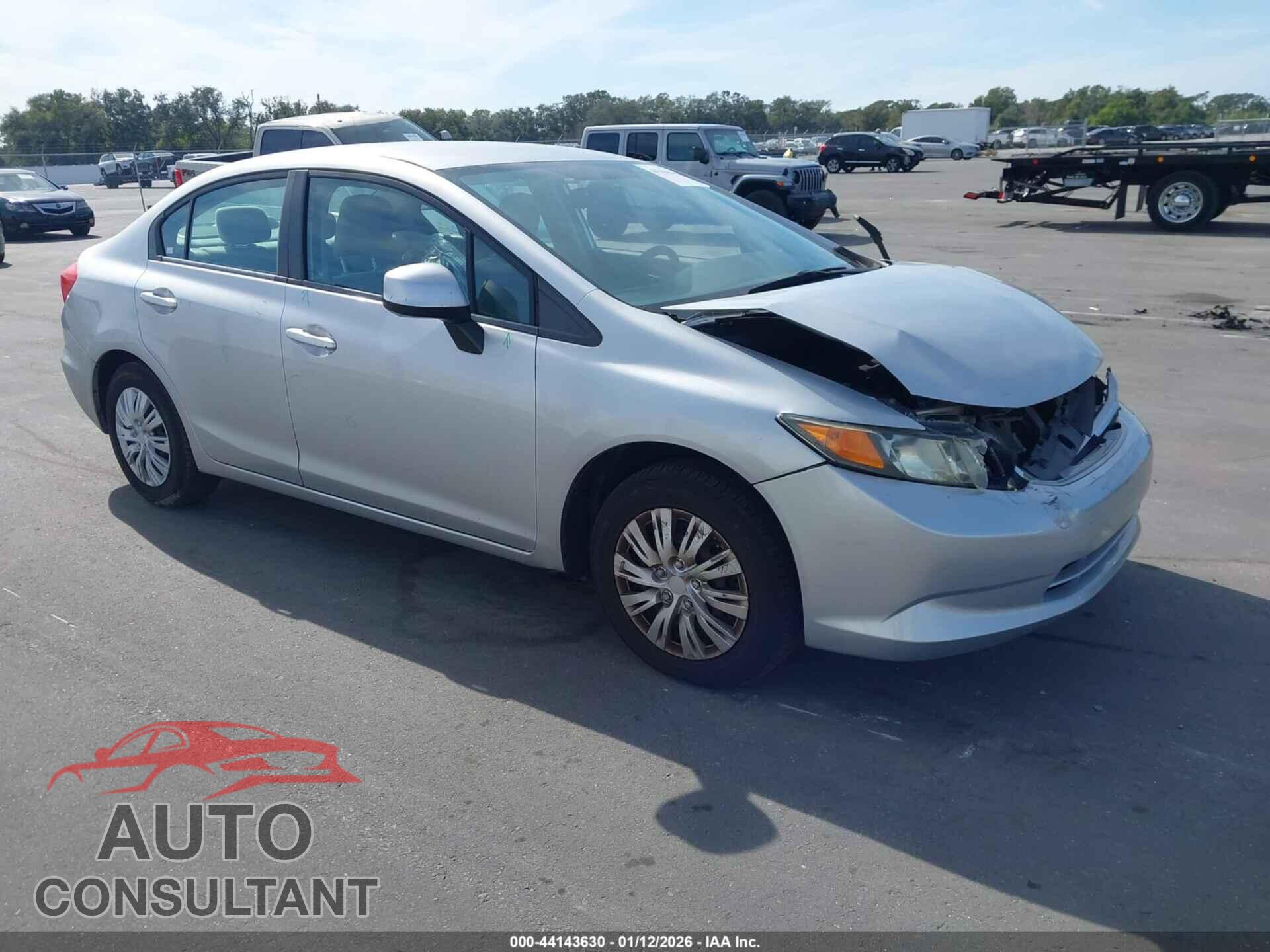 HONDA CIVIC 2012 - 19XFB2F55CE072729