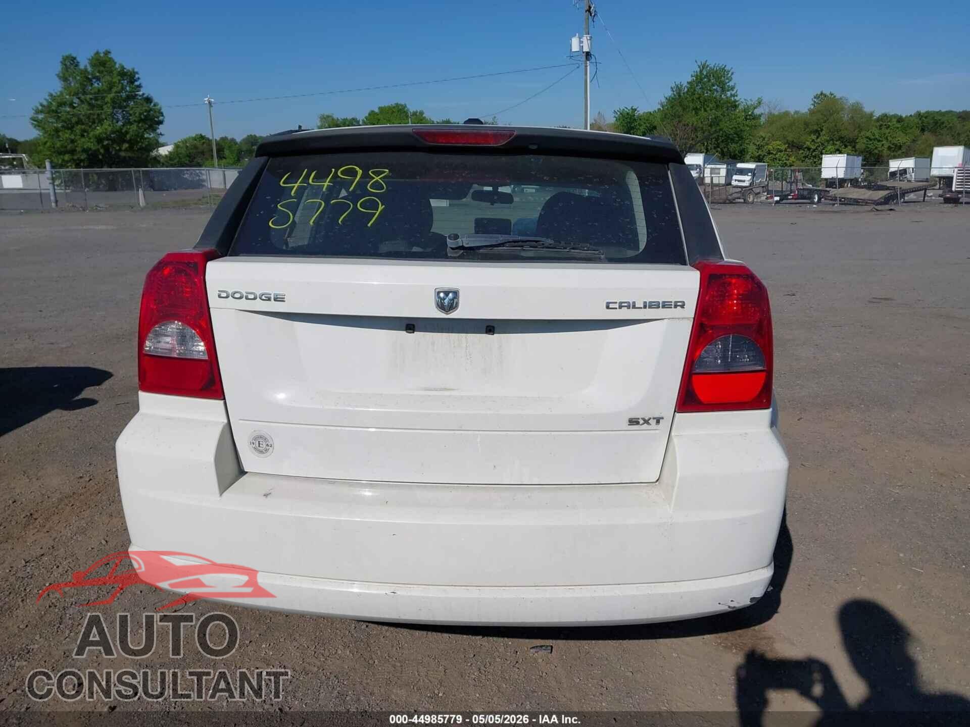 DODGE CALIBER 2010 - 1B3CB4HA6AD607897