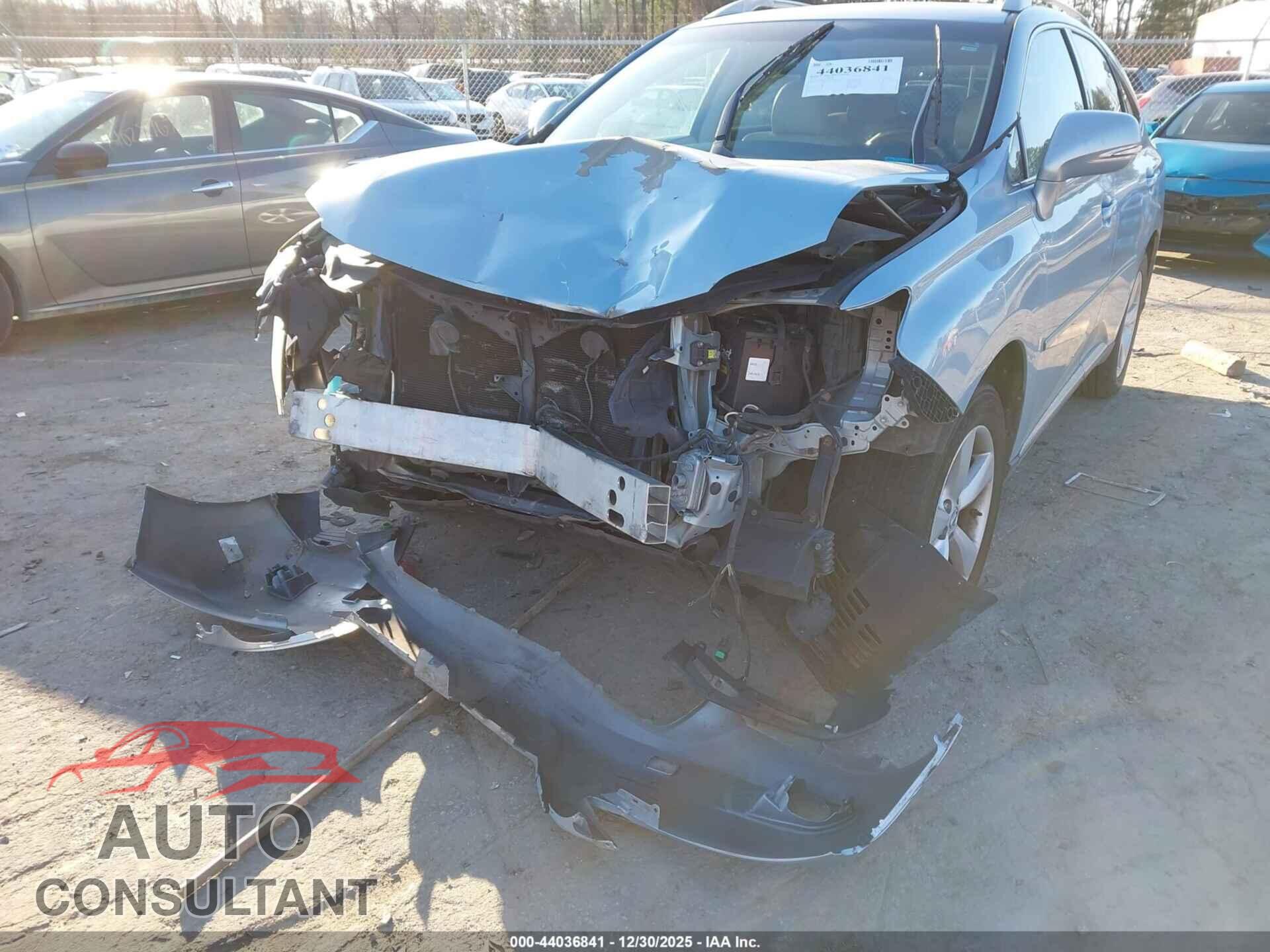 LEXUS RX 350 2010 - 2T2BK1BA0AC012960