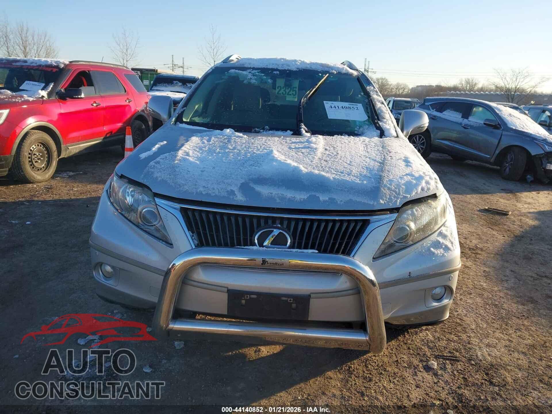 LEXUS RX 350 2011 - 2T2BK1BA2BC110731