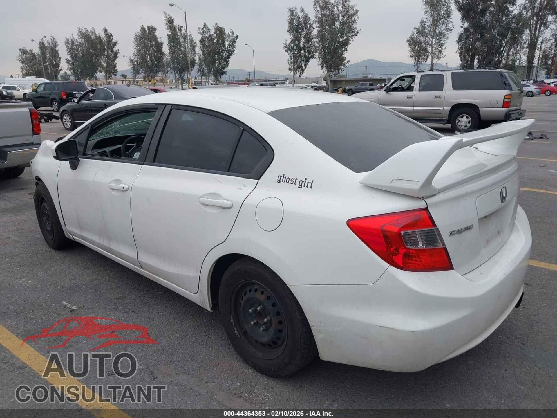 HONDA CIVIC 2012 - 19XFB2F52CE348171