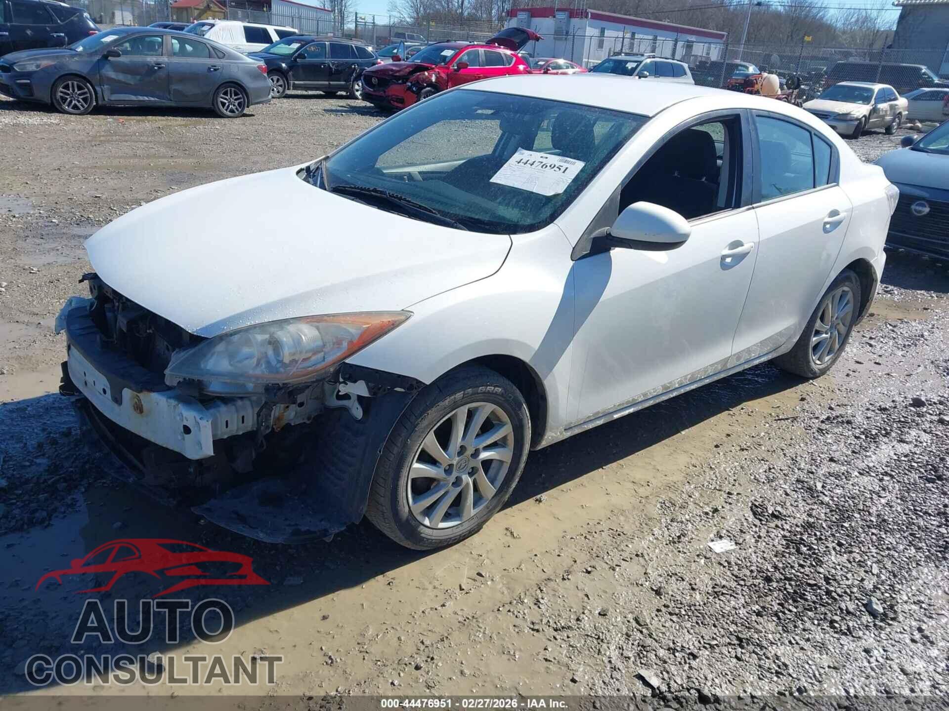 MAZDA MAZDA3 2012 - JM1BL1VF7C1515983