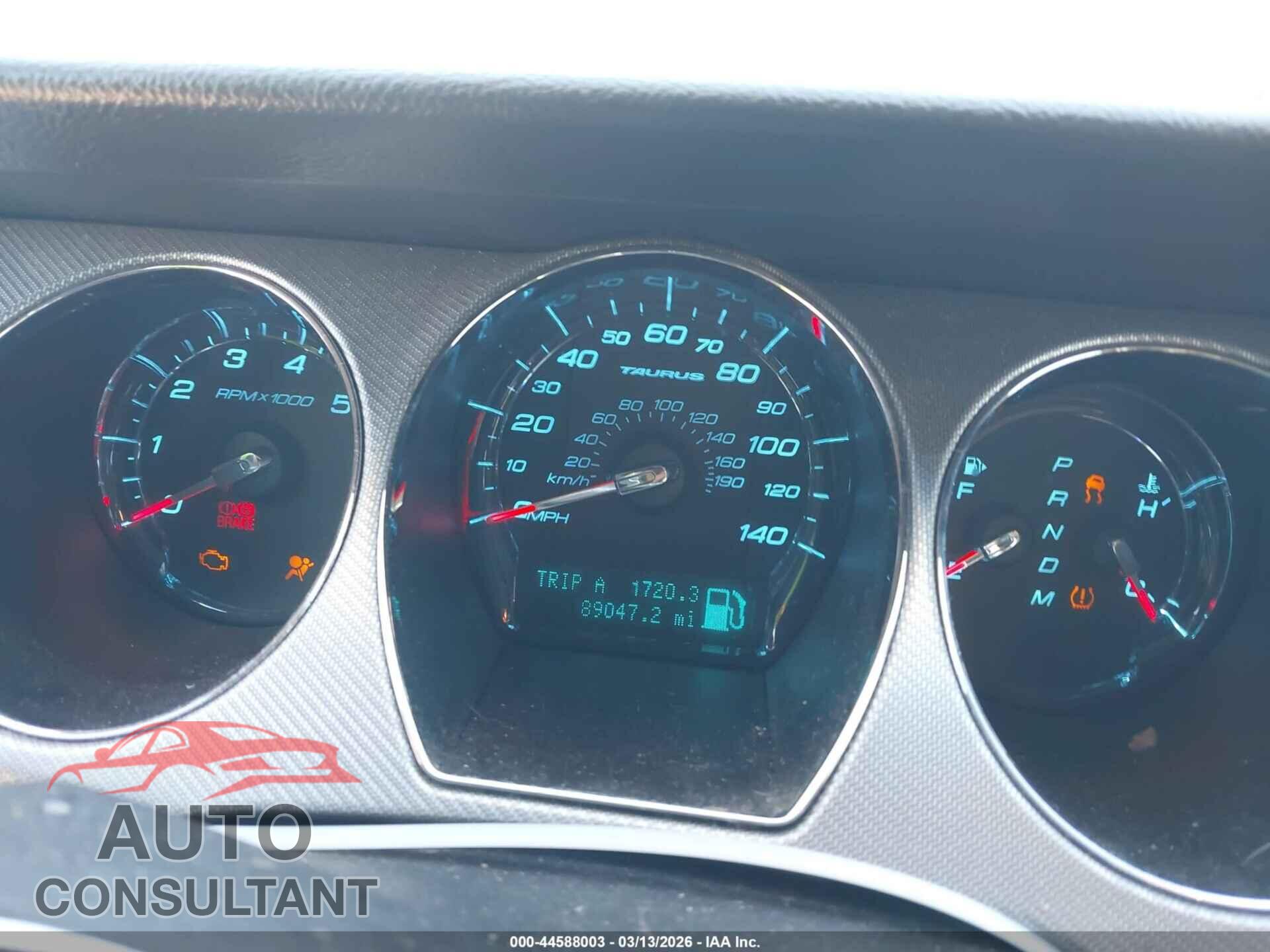 FORD TAURUS 2010 - 1FAHP2KT1AG103489
