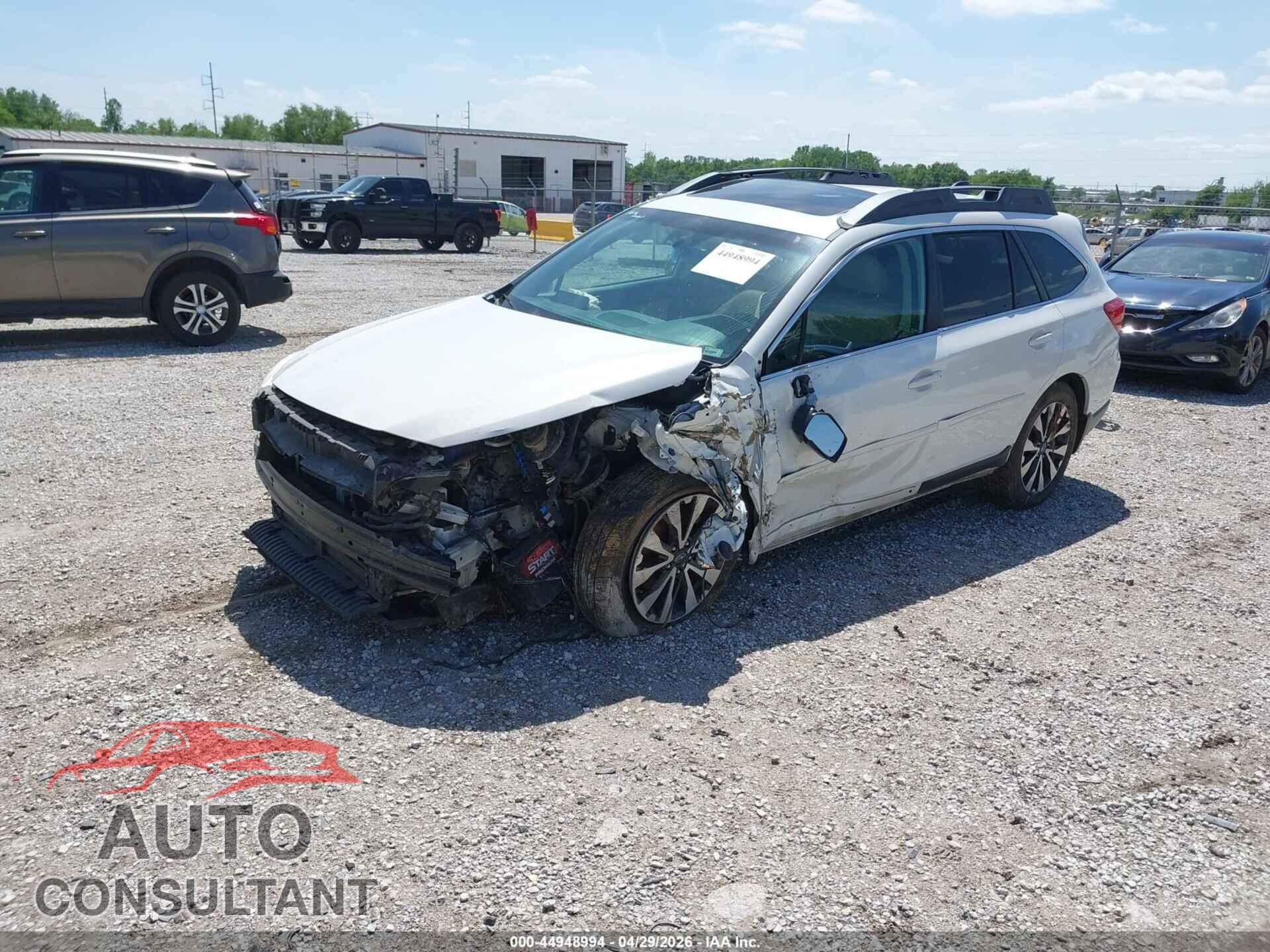 SUBARU OUTBACK 2016 - 4S4BSBNCXG3243904