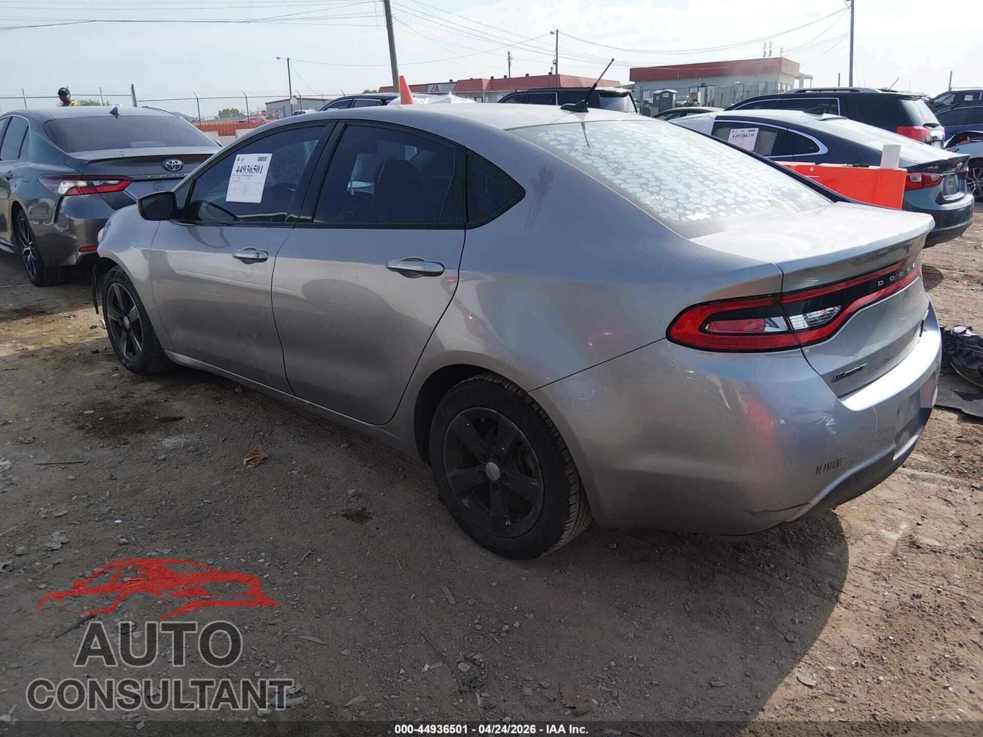 DODGE DART 2015 - 1C3CDFBB9FD286102