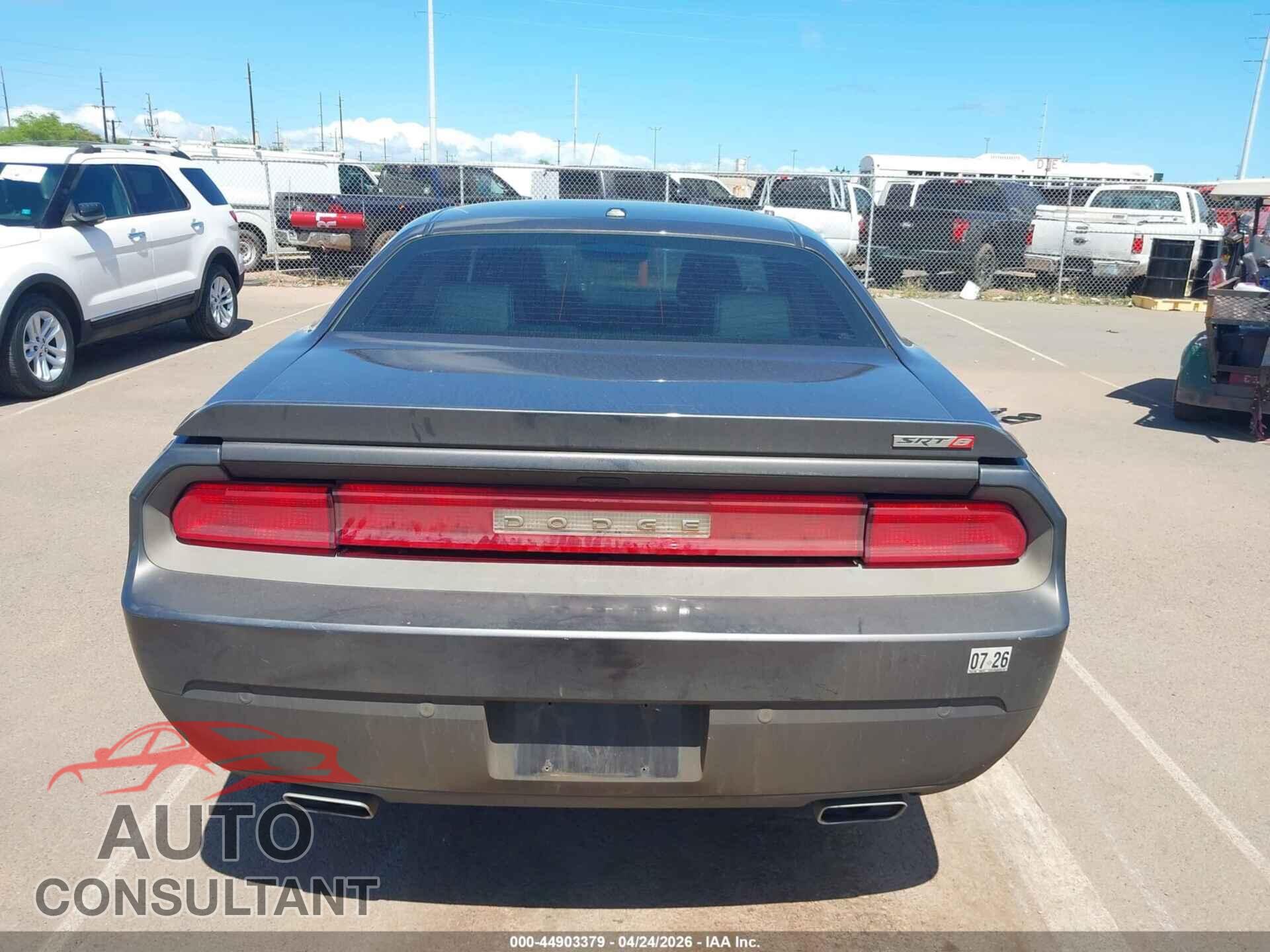 DODGE CHALLENGER 2013 - 2C3CDYAG8DH561984