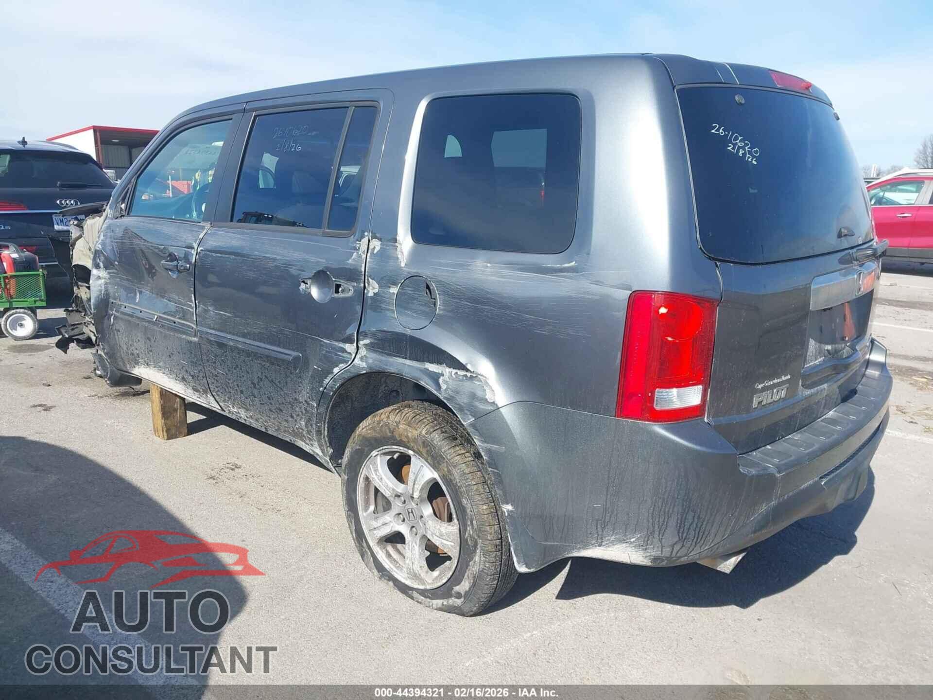 HONDA PILOT 2012 - 5FNYF4H52CB081792