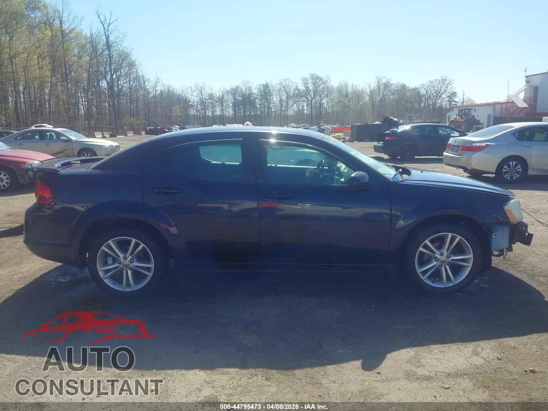 DODGE AVENGER 2012 - 1C3CDZCB7CN183203