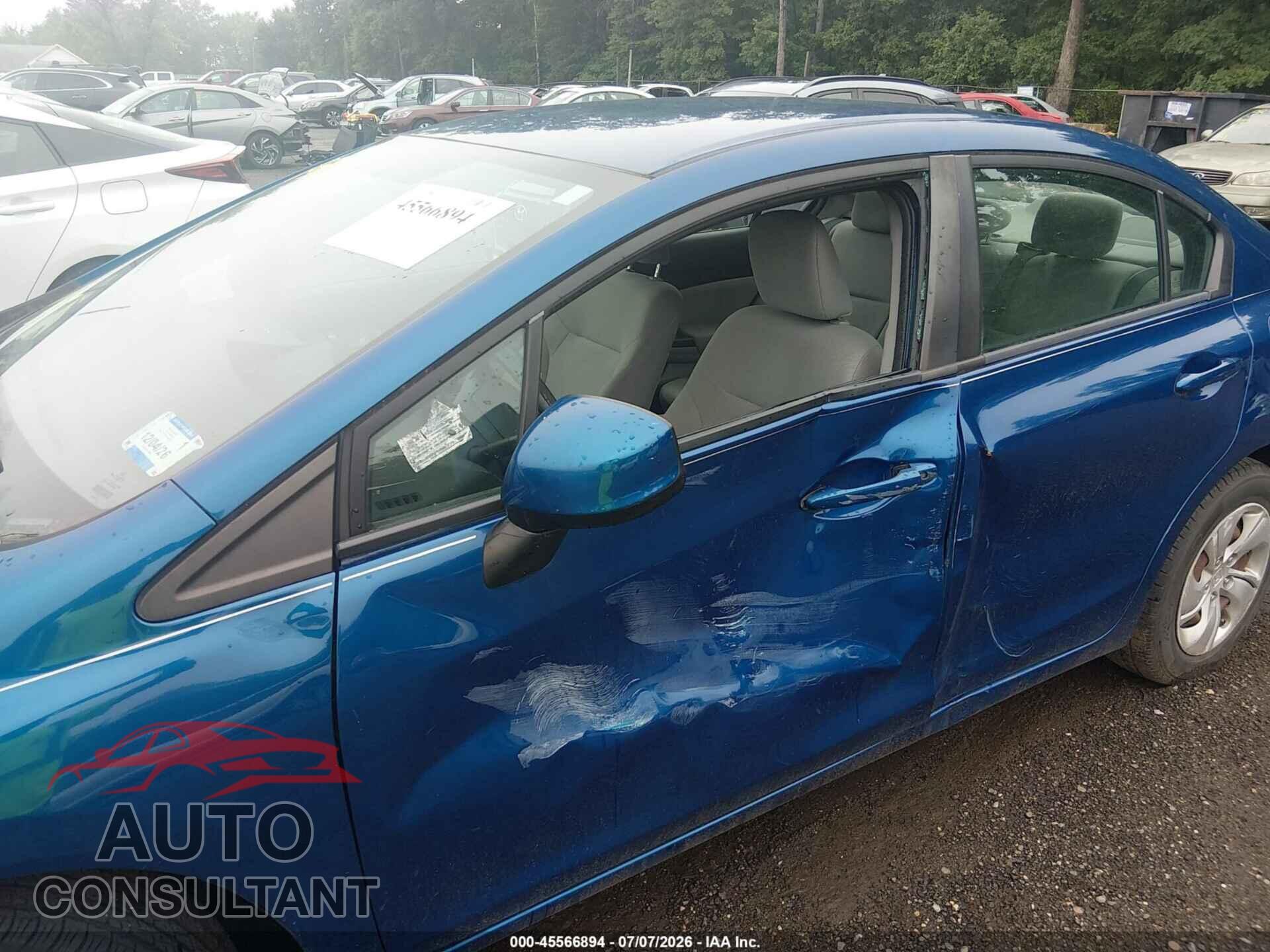 HONDA CIVIC 2013 - 19XFB2E51DE014877