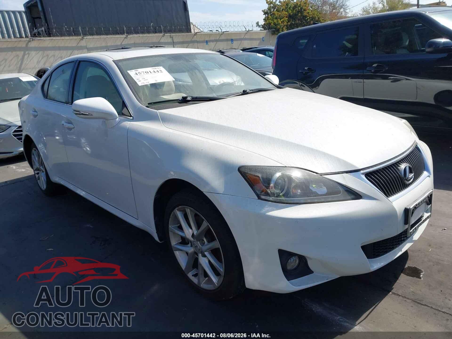 LEXUS IS 250 2011 - JTHCF5C28B5047061