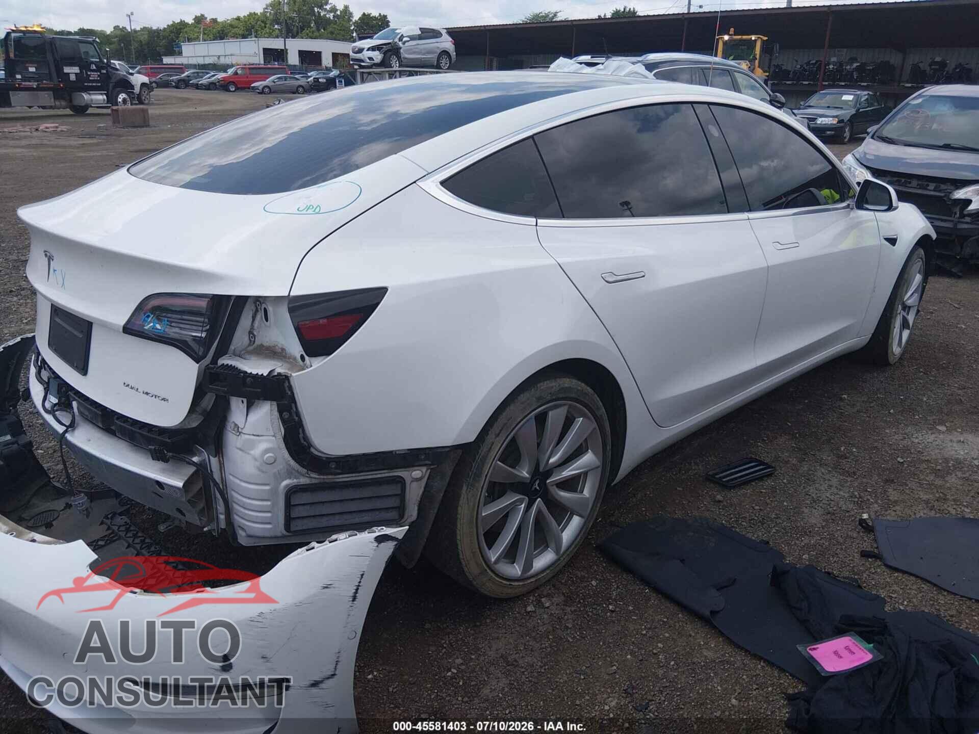 TESLA MODEL 3 2019 - 5YJ3E1EB9KF392382
