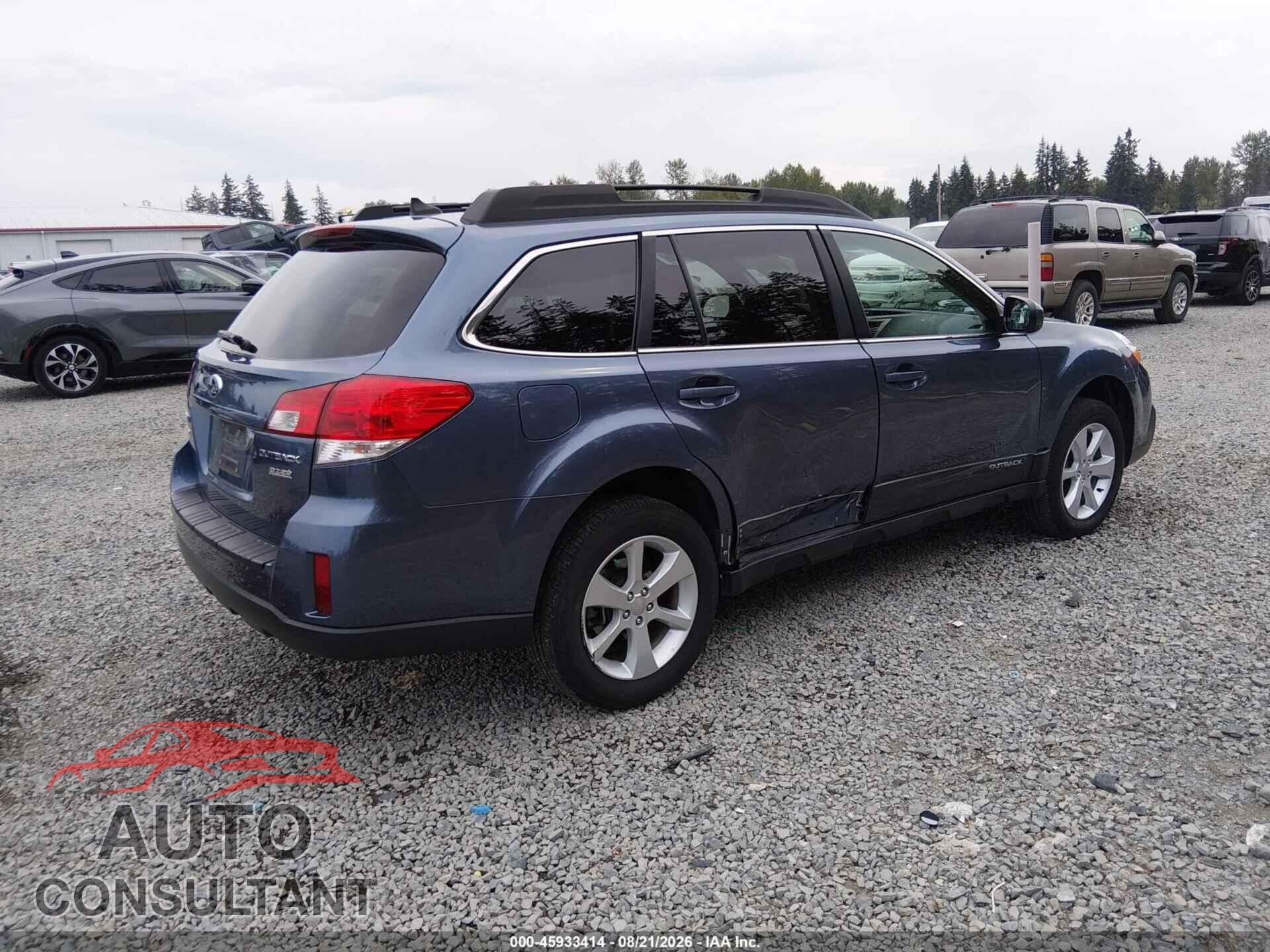 SUBARU OUTBACK 2014 - 4S4BRBDC3E3219907