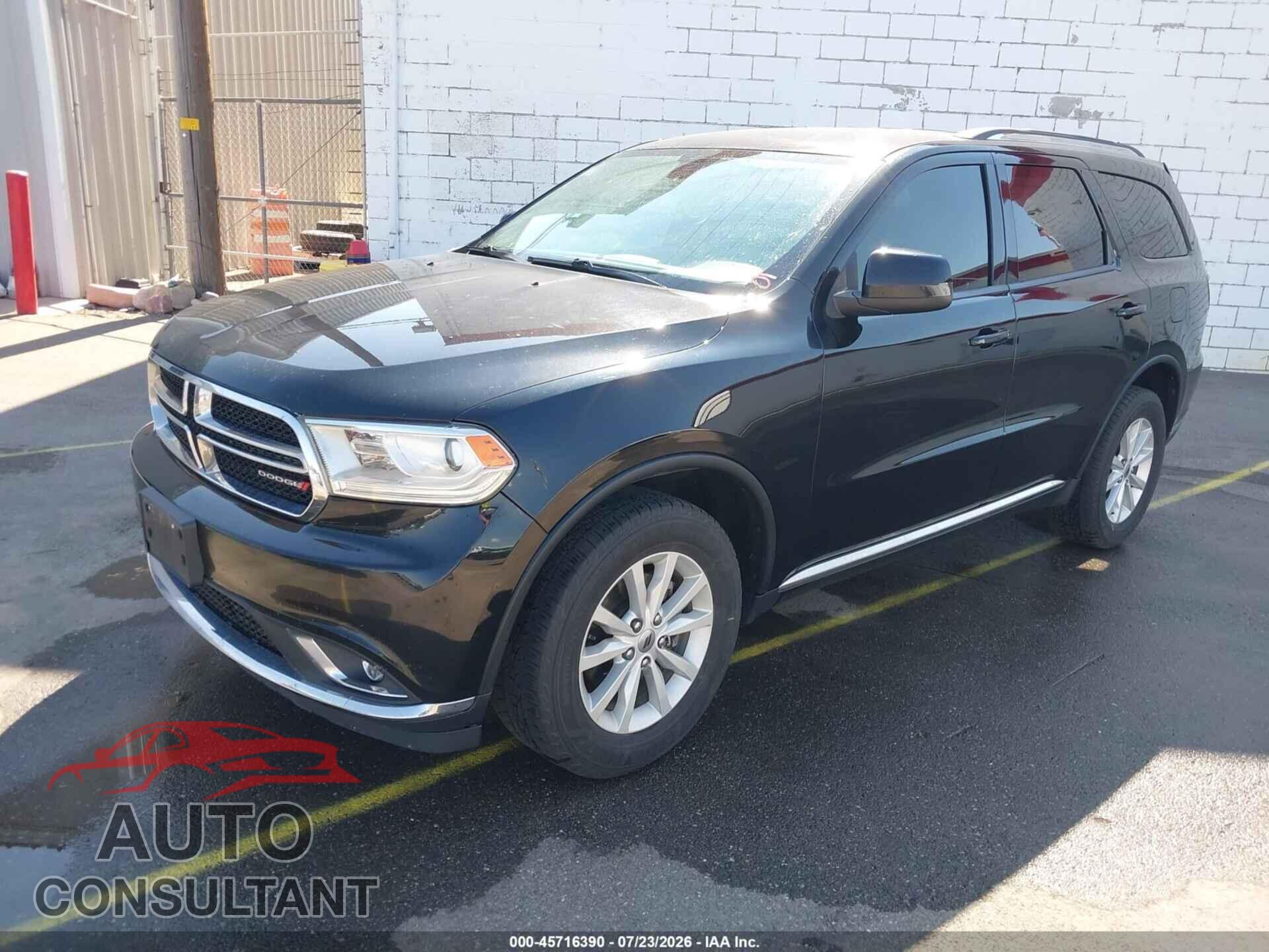 DODGE DURANGO 2019 - 1C4RDJAGXKC839765