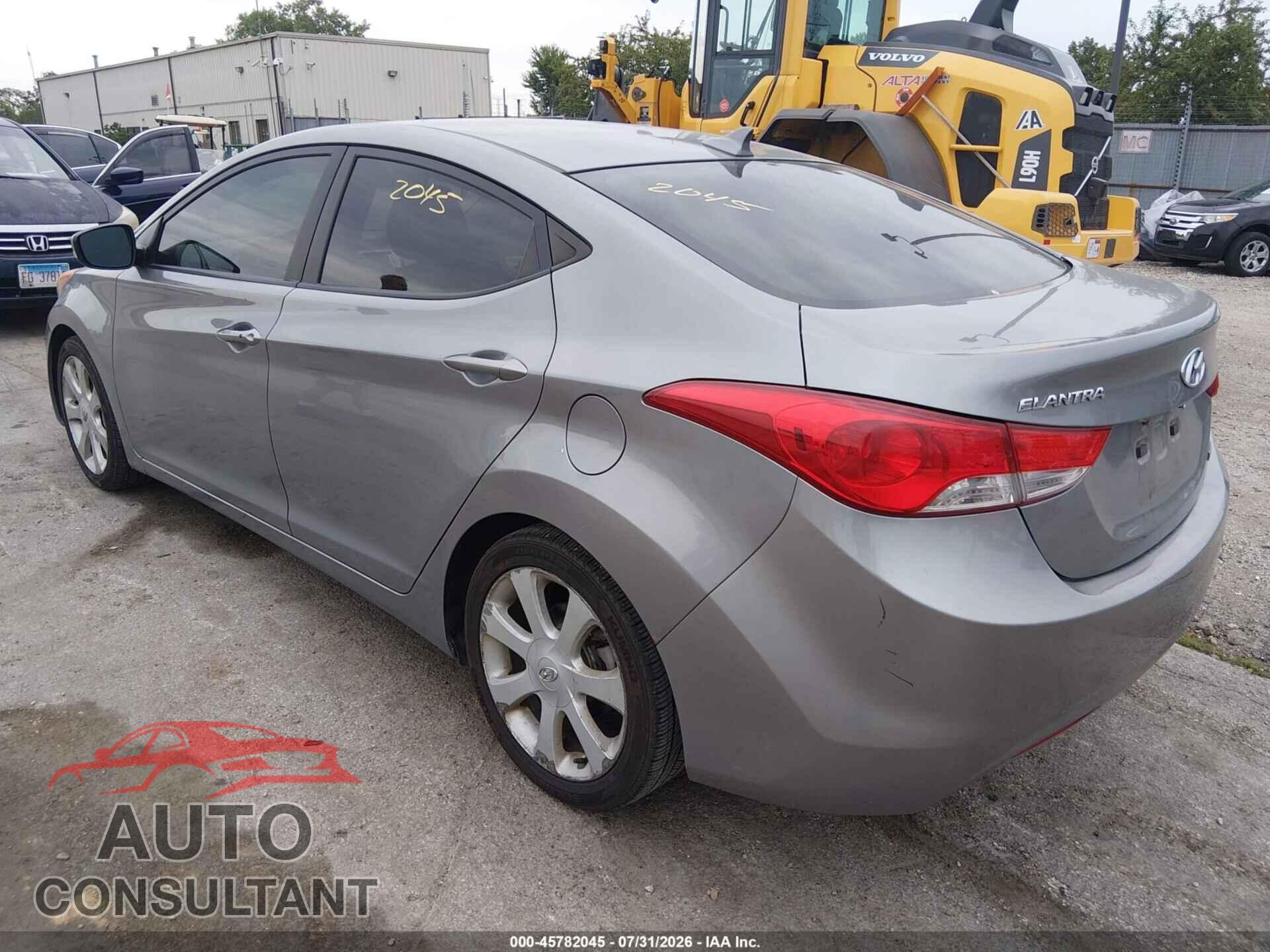 HYUNDAI ELANTRA 2012 - KMHDH4AE8CU193499