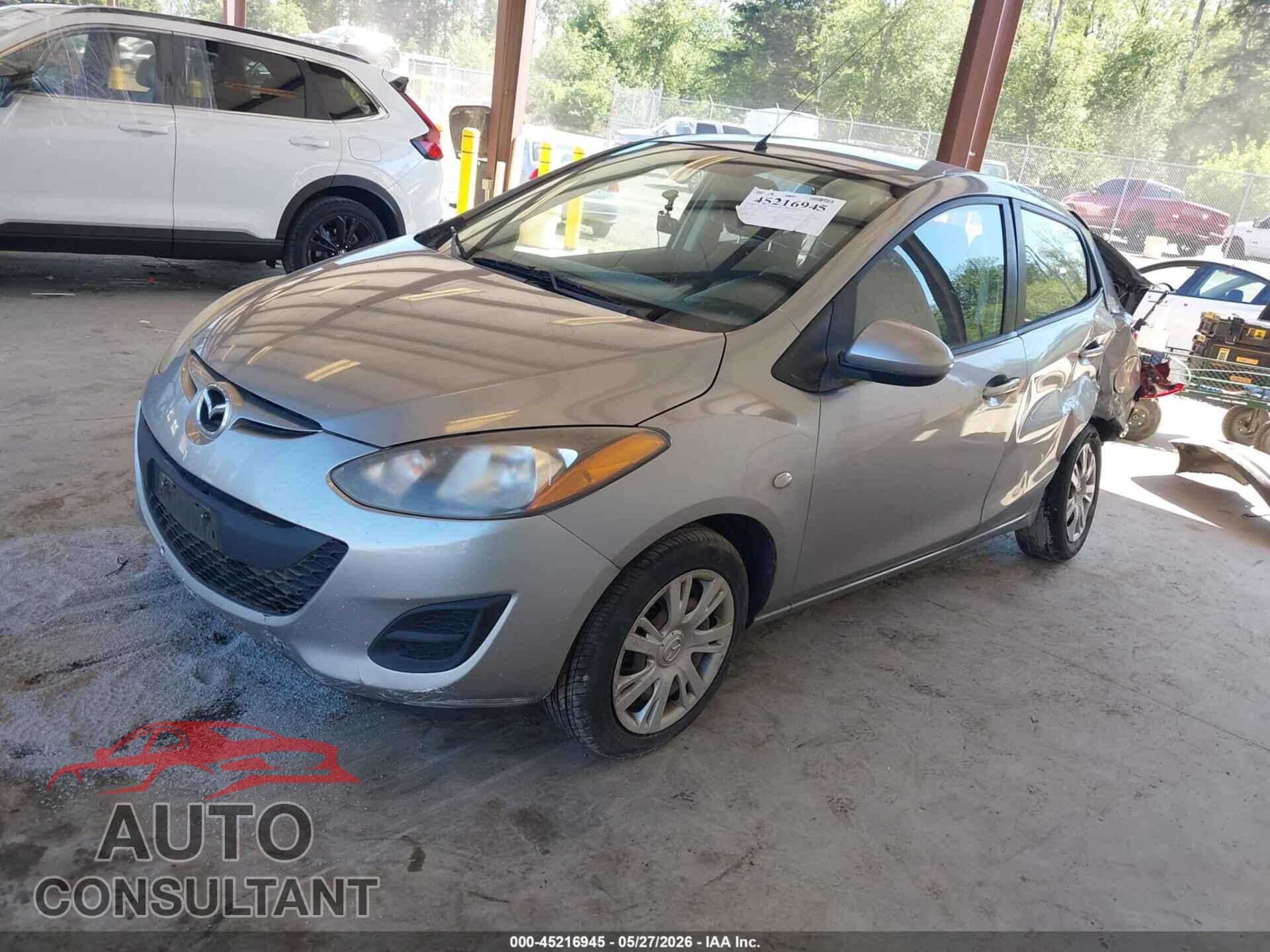 MAZDA MAZDA2 2012 - JM1DE1KY3C0152189