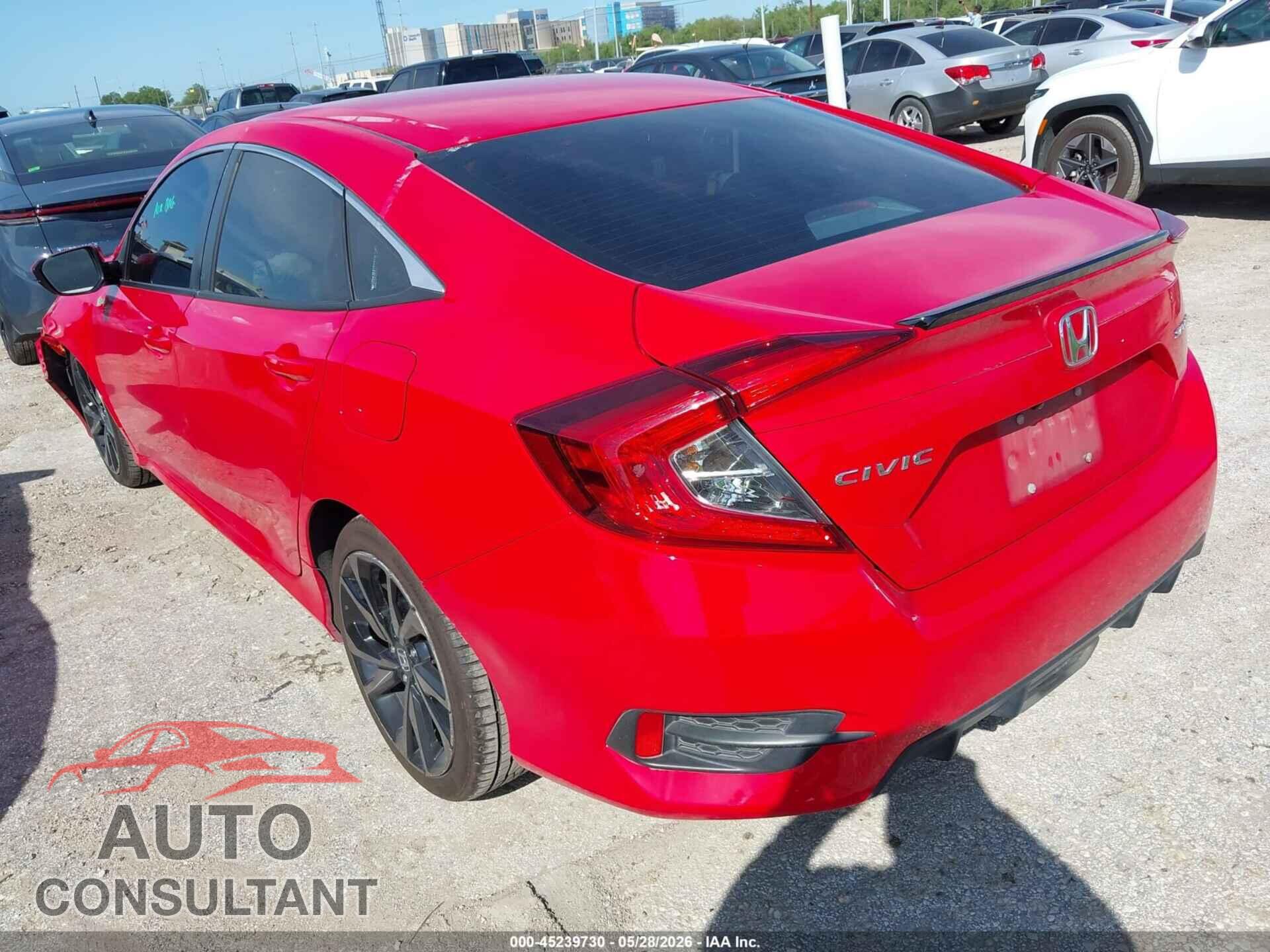 HONDA CIVIC 2019 - 2HGFC2F8XKH552017