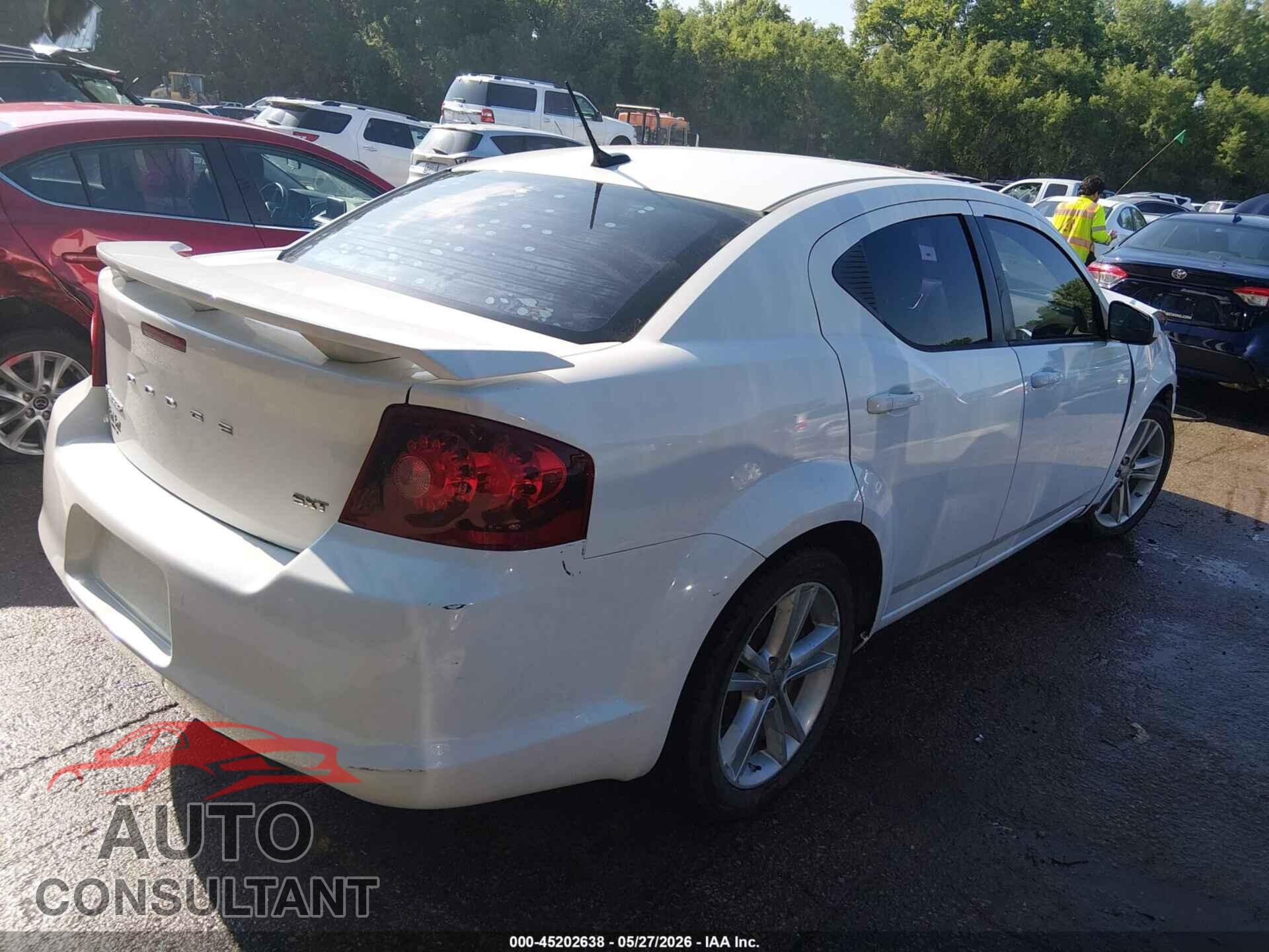 DODGE AVENGER 2012 - 1C3CDZCB7CN183279