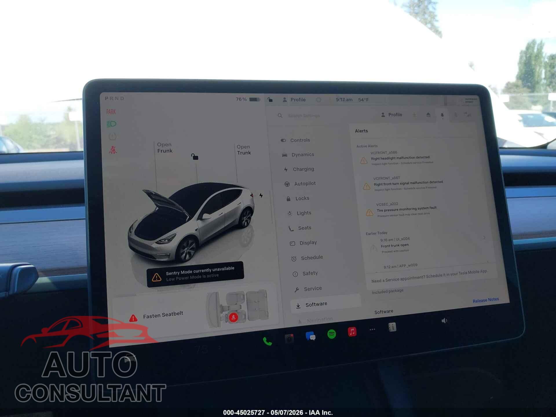 TESLA MODEL Y 2024 - 7SAYGDED1RF055625
