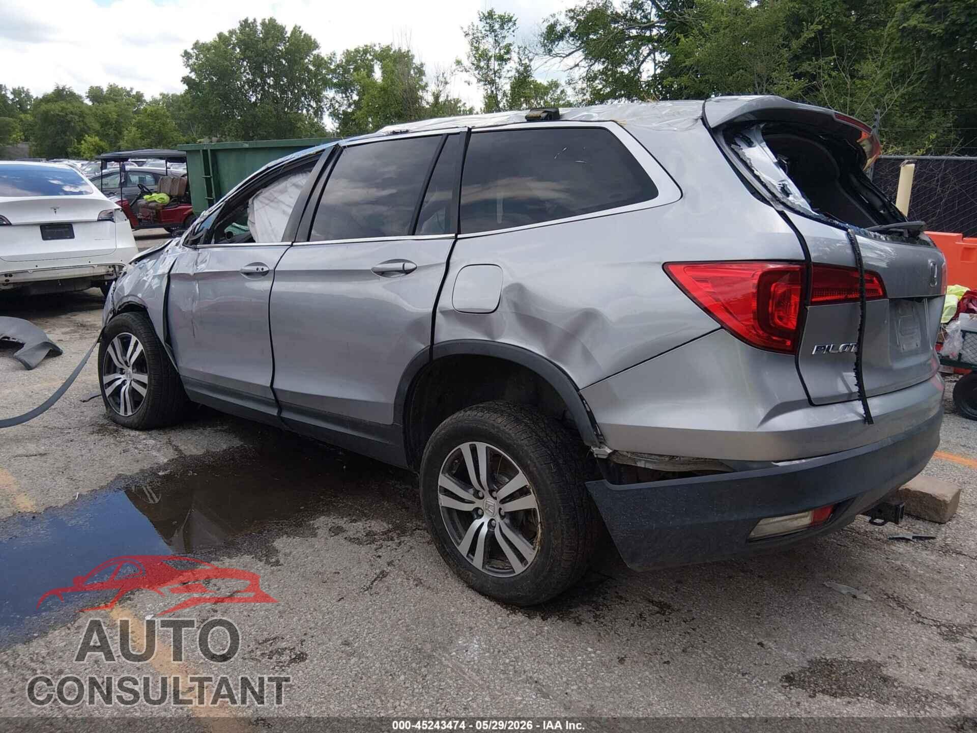 HONDA PILOT 2017 - 5FNYF6H51HB030058