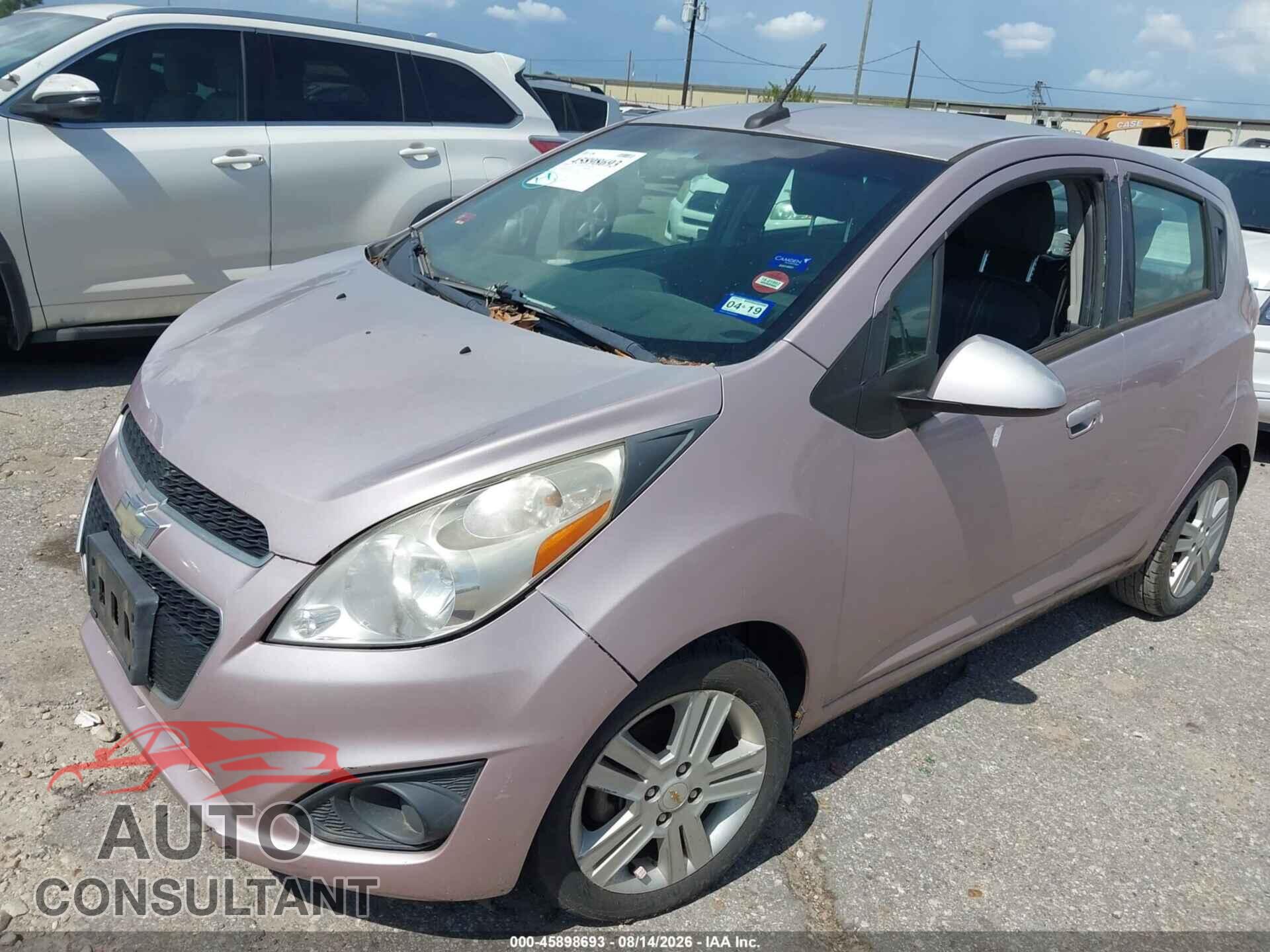CHEVROLET SPARK 2013 - KL8CB6S94DC558808
