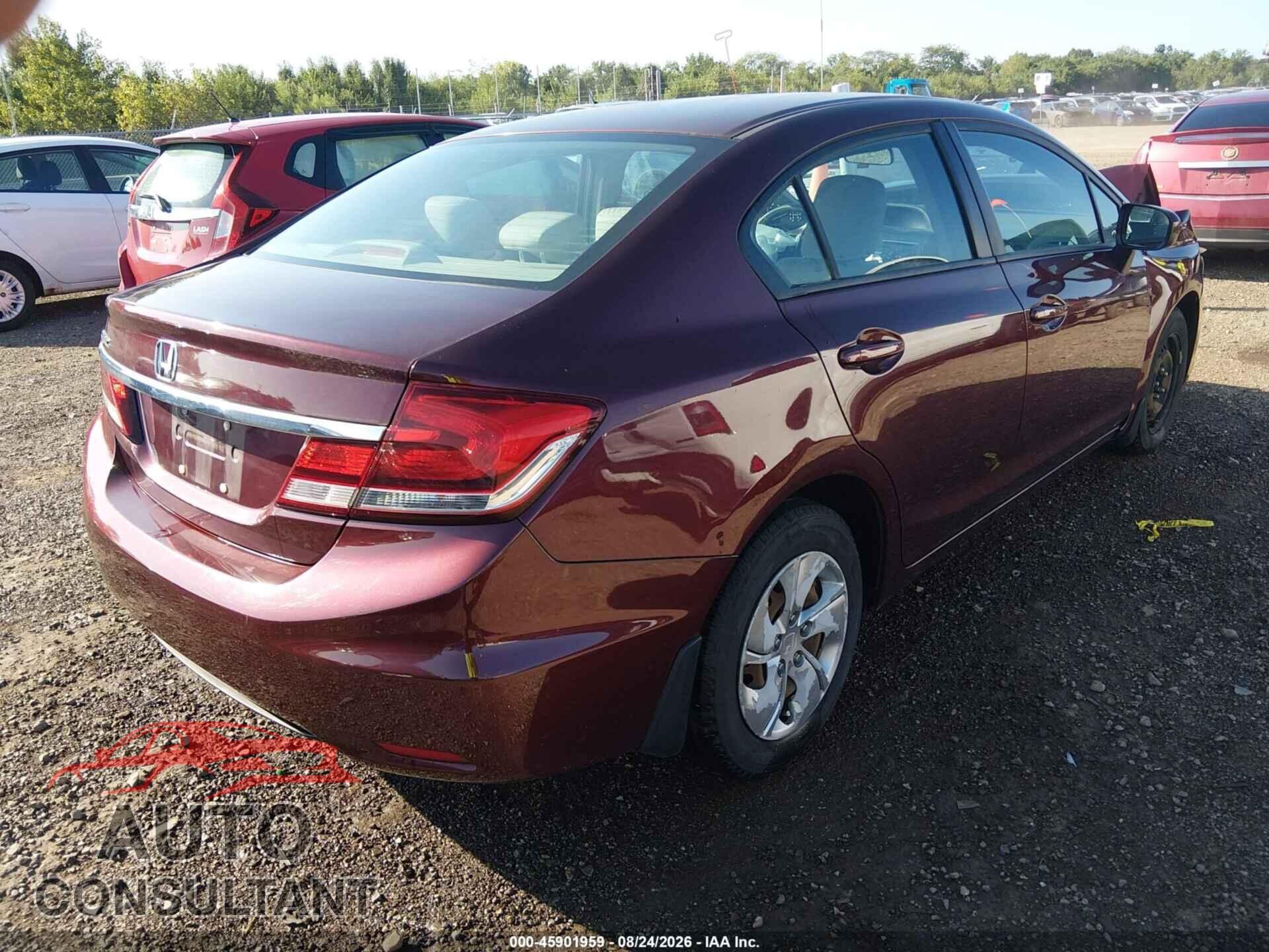 HONDA CIVIC 2014 - 19XFB2F59EE009457
