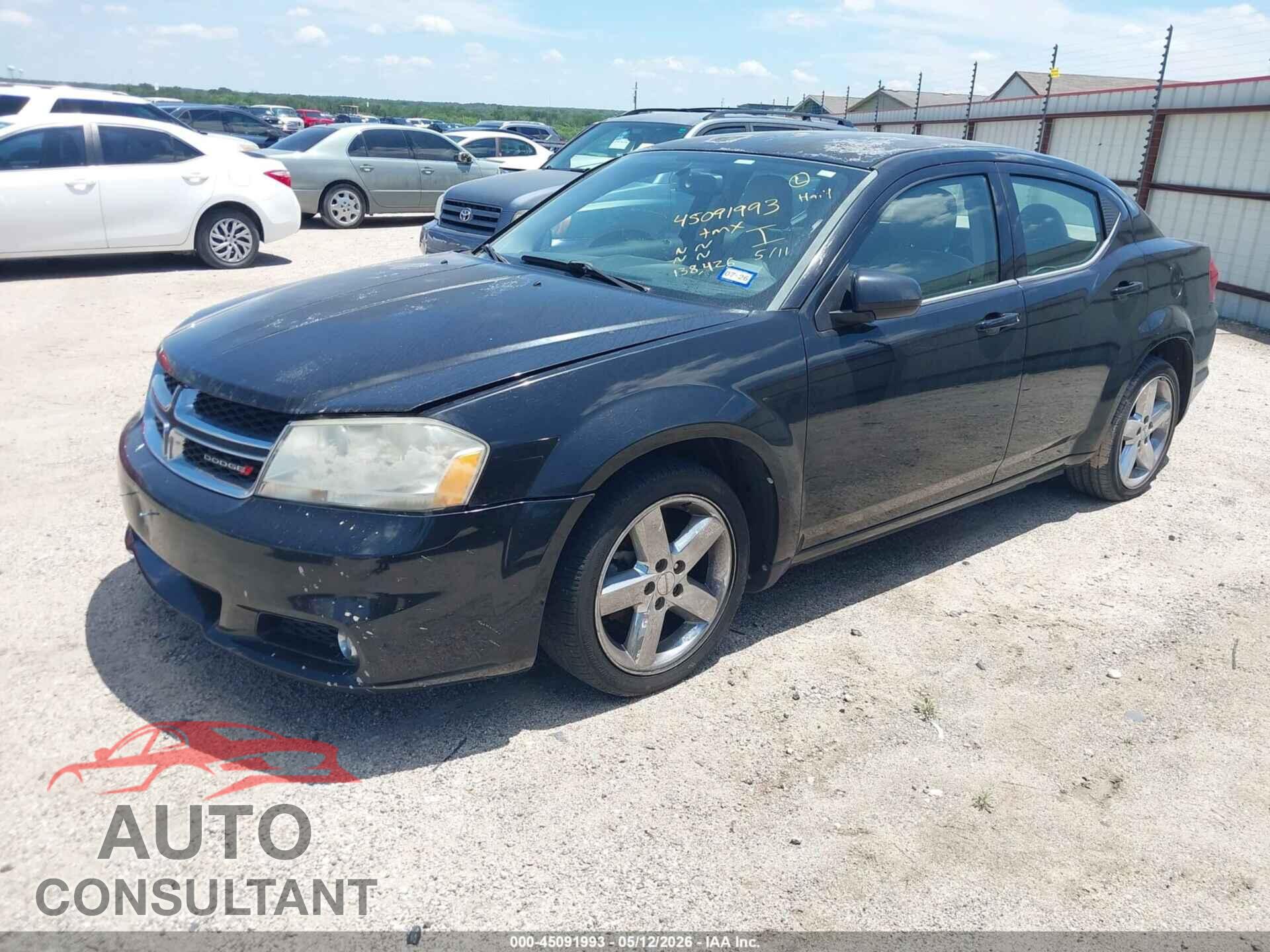 DODGE AVENGER 2013 - 1C3CDZCB4DN693218