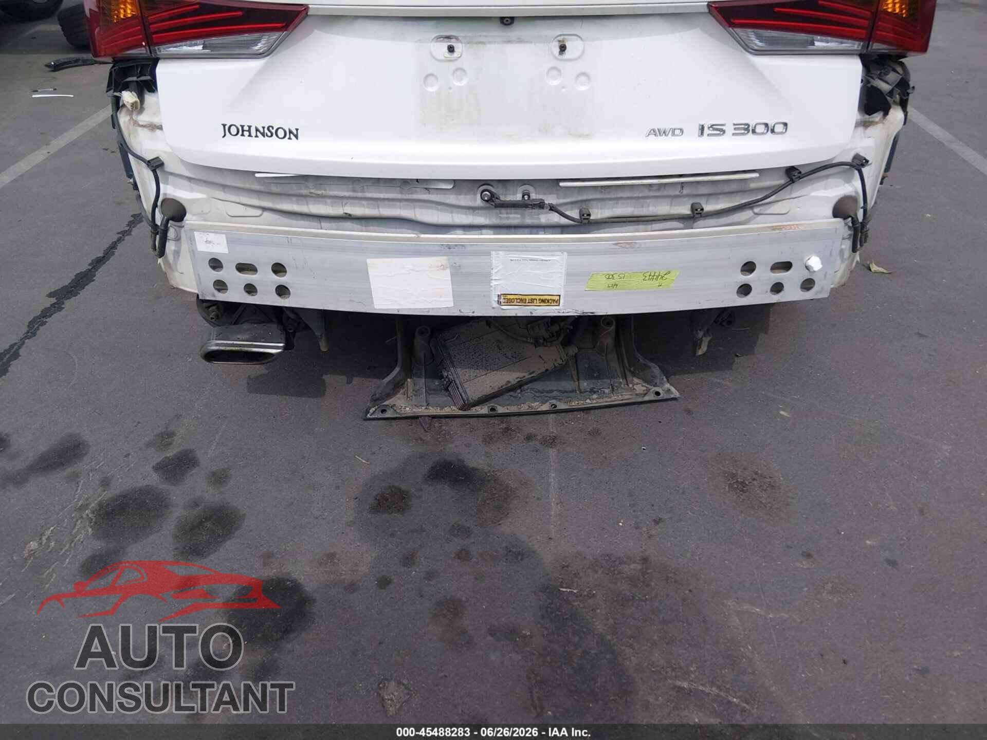LEXUS IS 300 2017 - JTHCM1D29H5019372