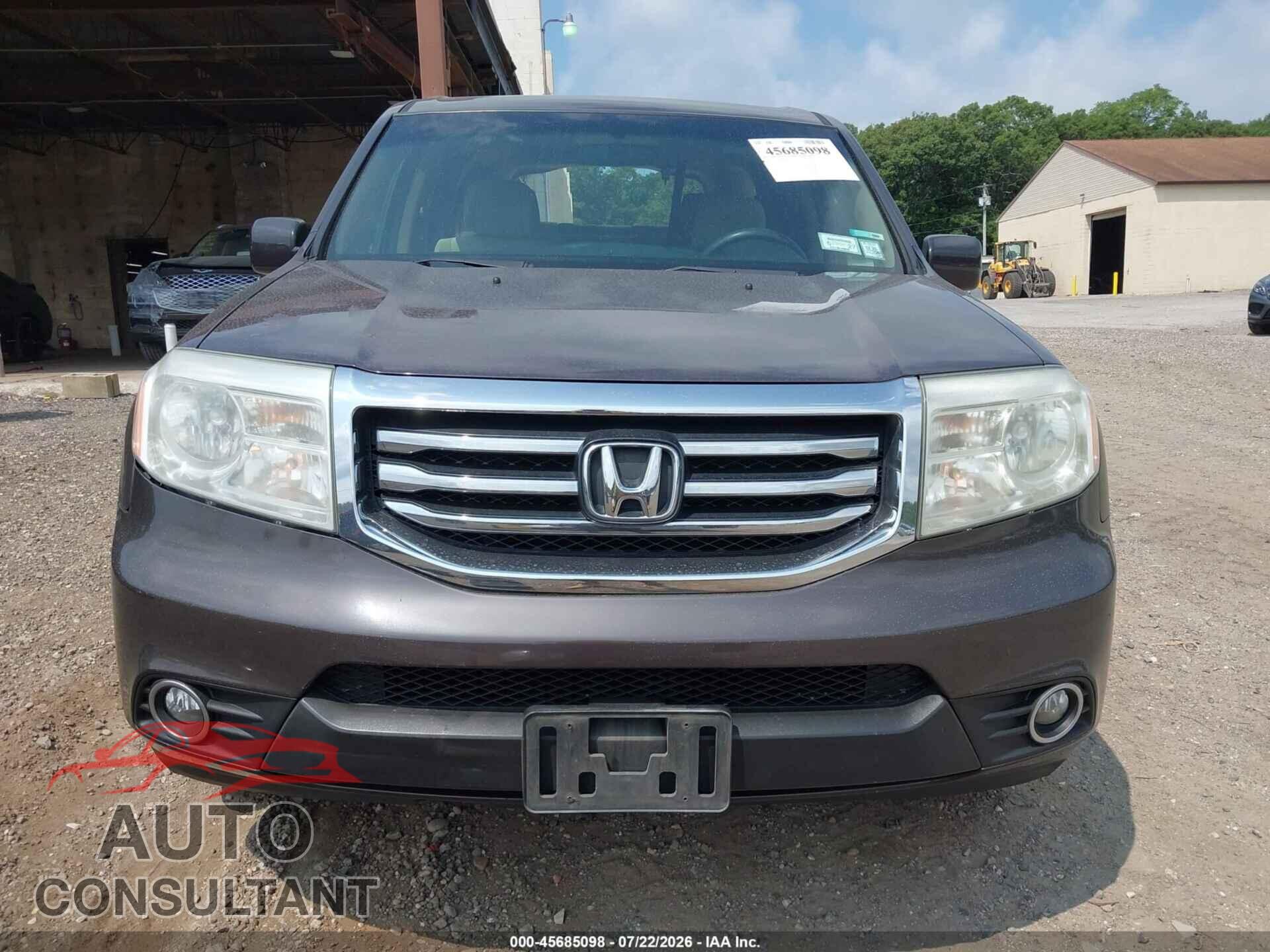 HONDA PILOT 2012 - 5FNYF4H42CB052607