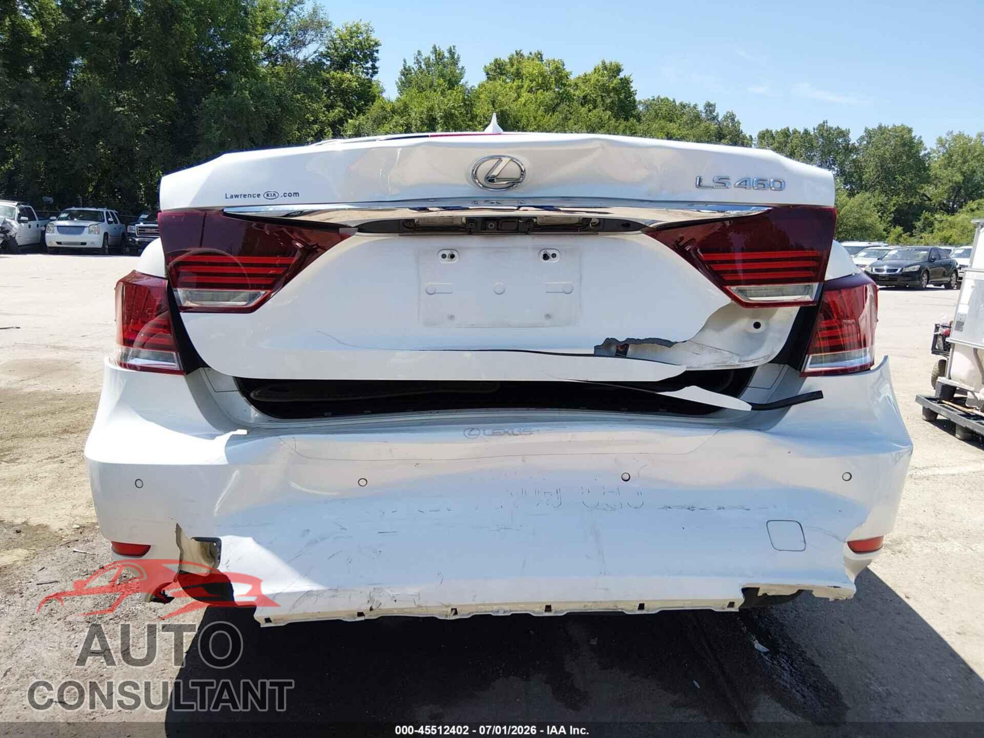 LEXUS LS 460 2014 - JTHBL5EF4E5128003