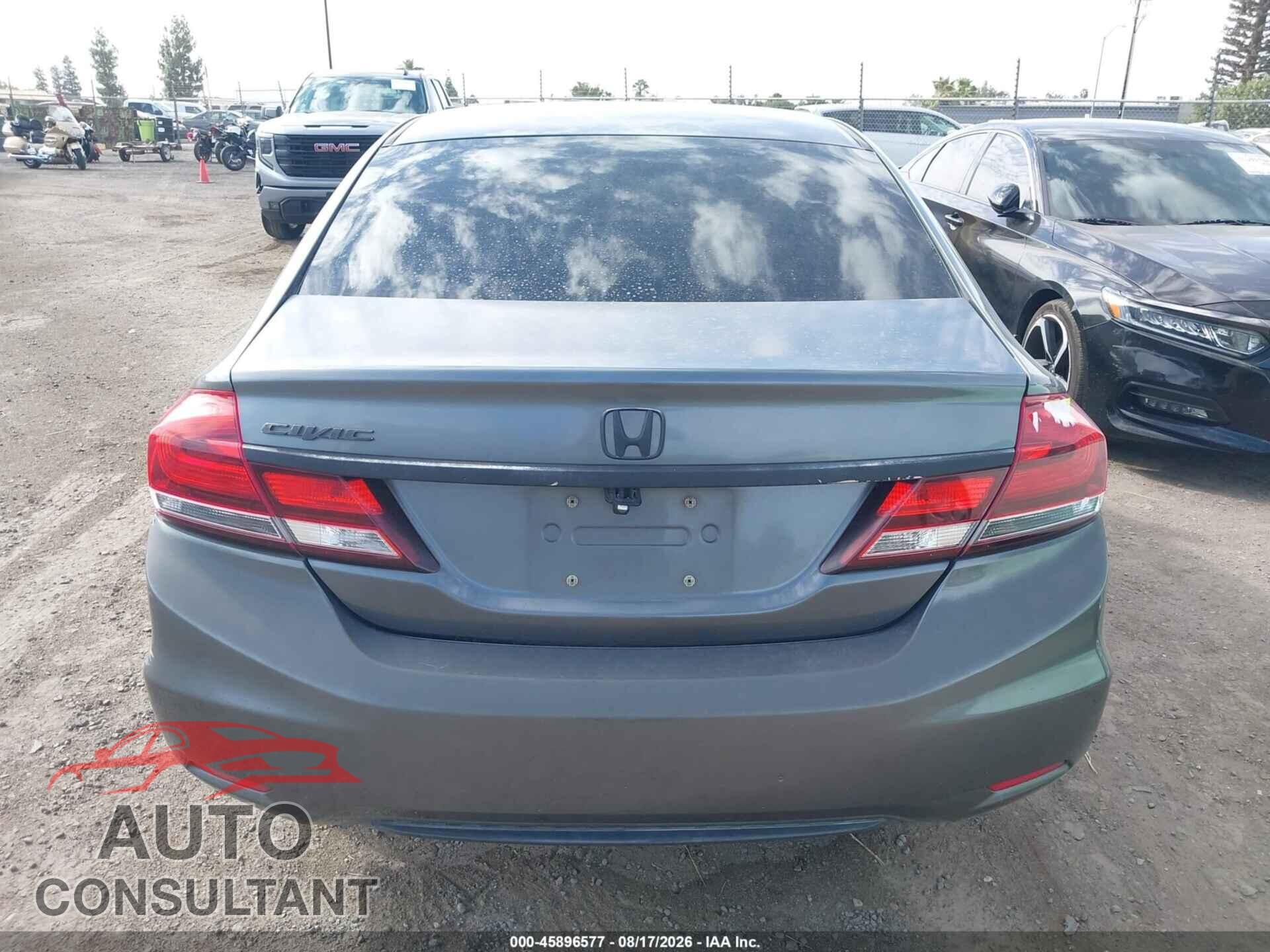HONDA CIVIC 2013 - 19XFB2F59DE231141