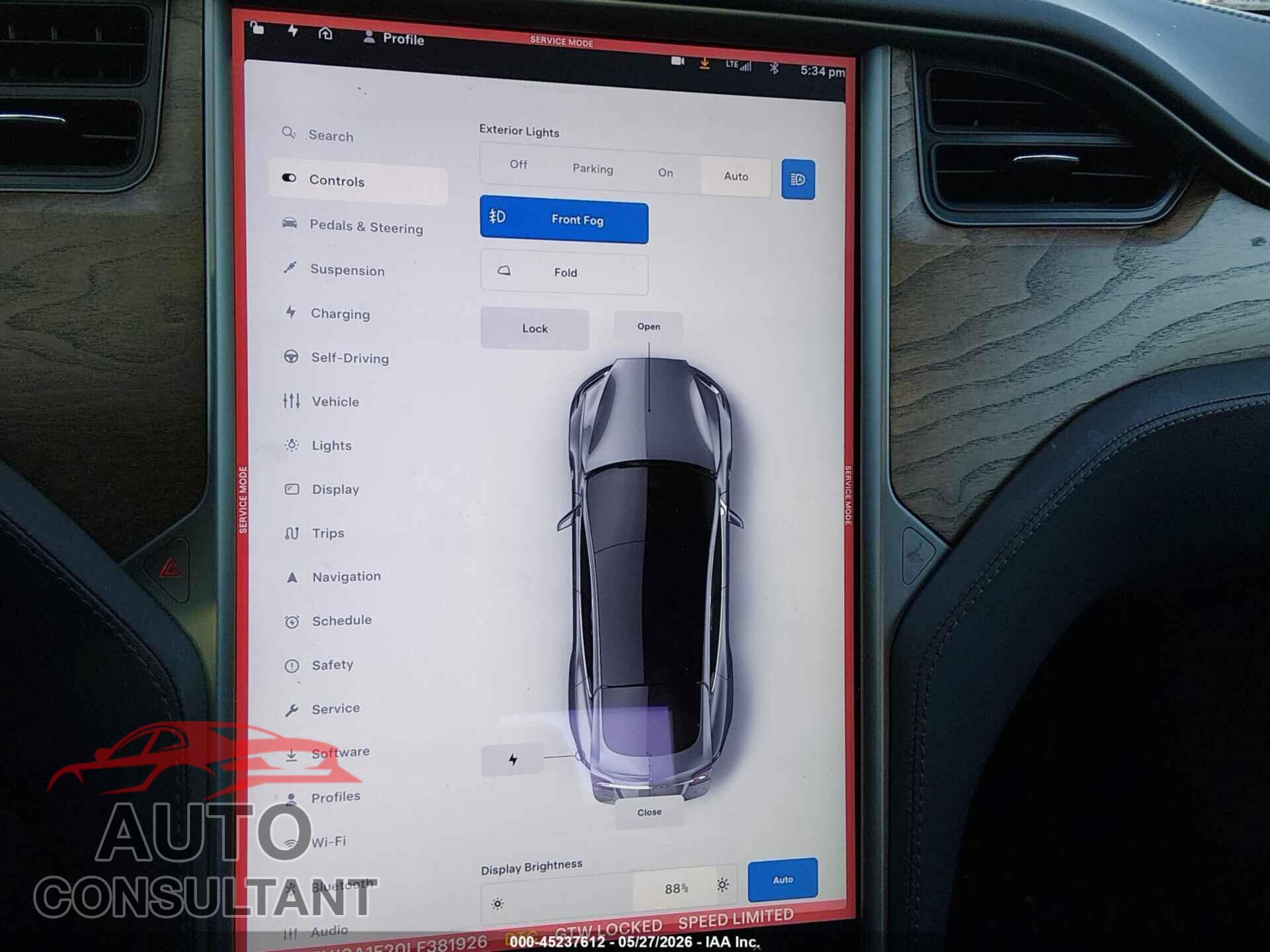 TESLA MODEL S 2020 - 5YJSA1E20LF381926
