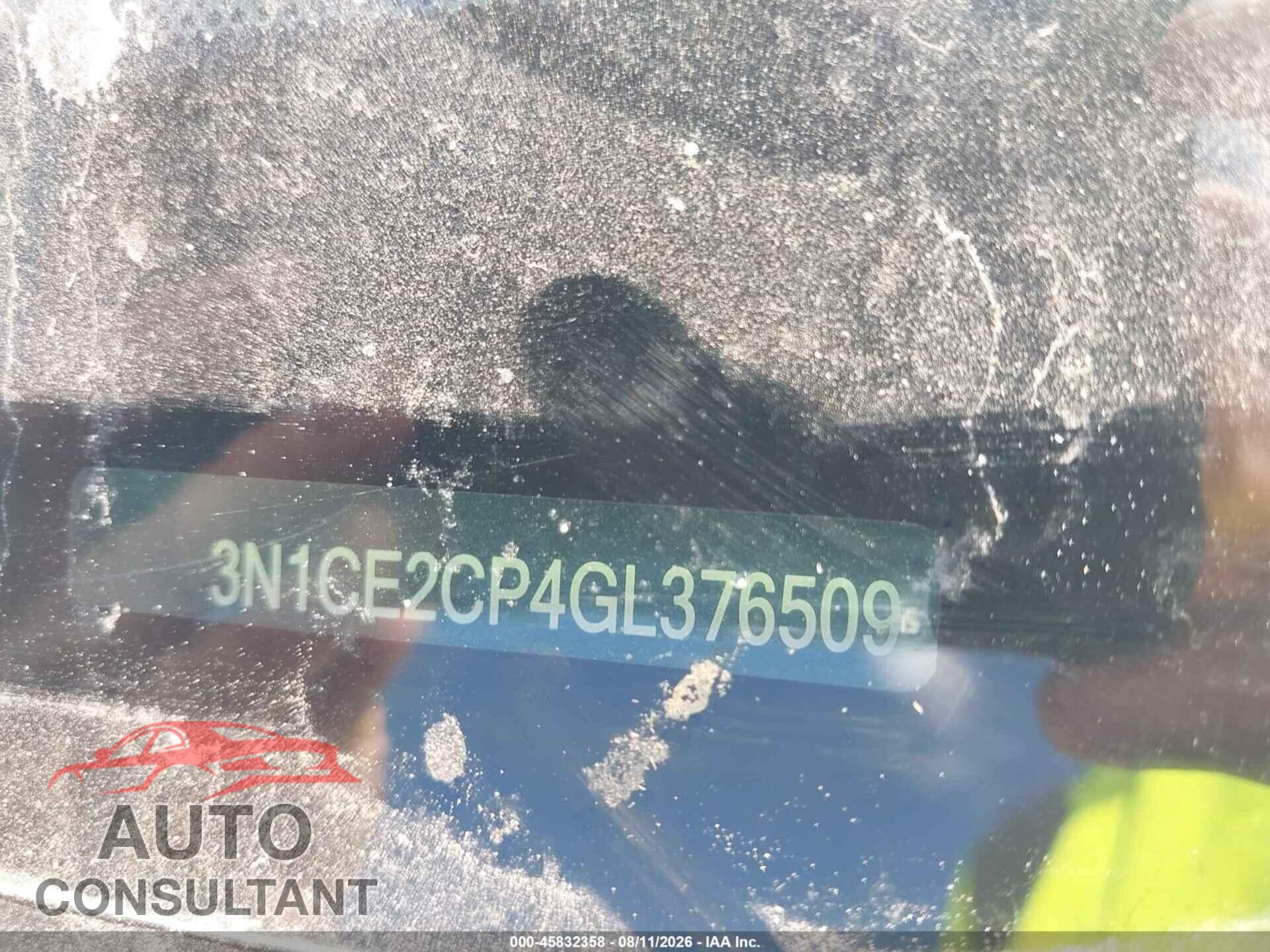 NISSAN VERSA NOTE 2016 - 3N1CE2CP4GL376509
