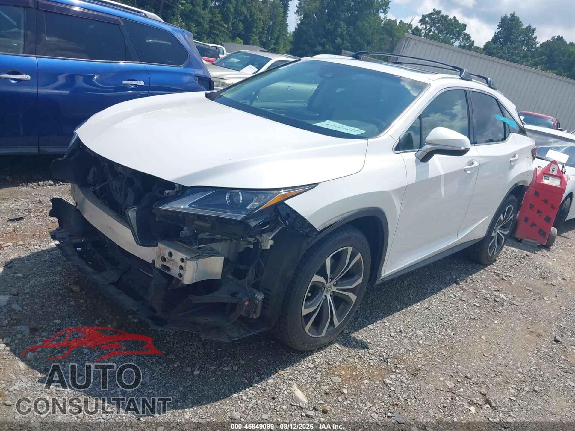 LEXUS RX 350 2017 - 2T2ZZMCA9HC086382