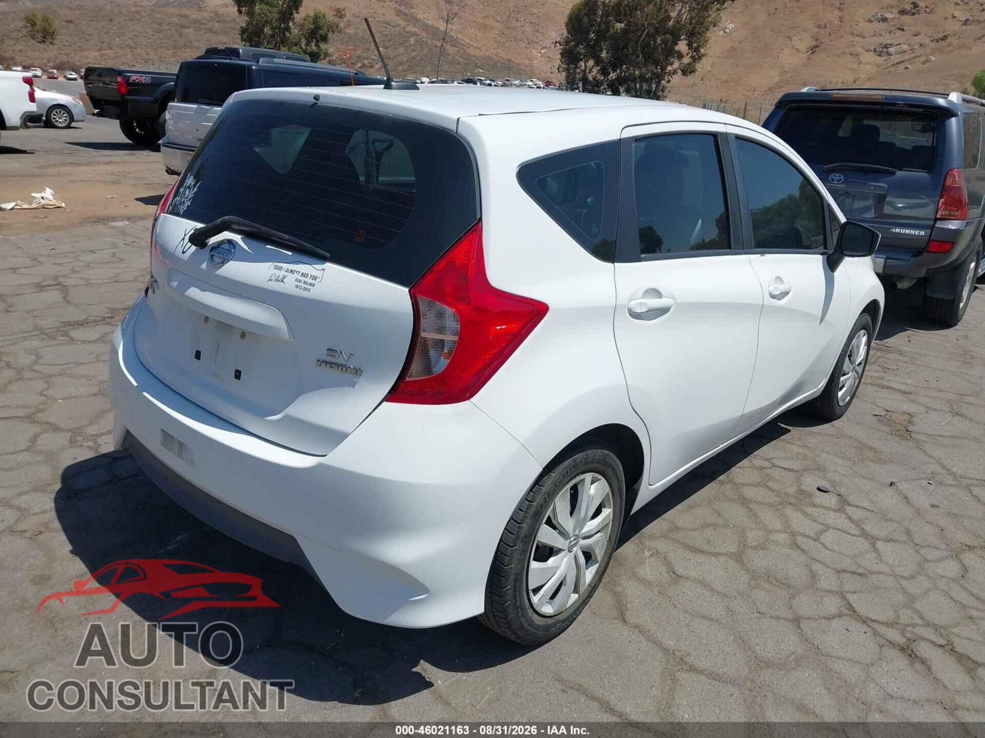 NISSAN VERSA NOTE 2017 - 3N1CE2CP3HL375045