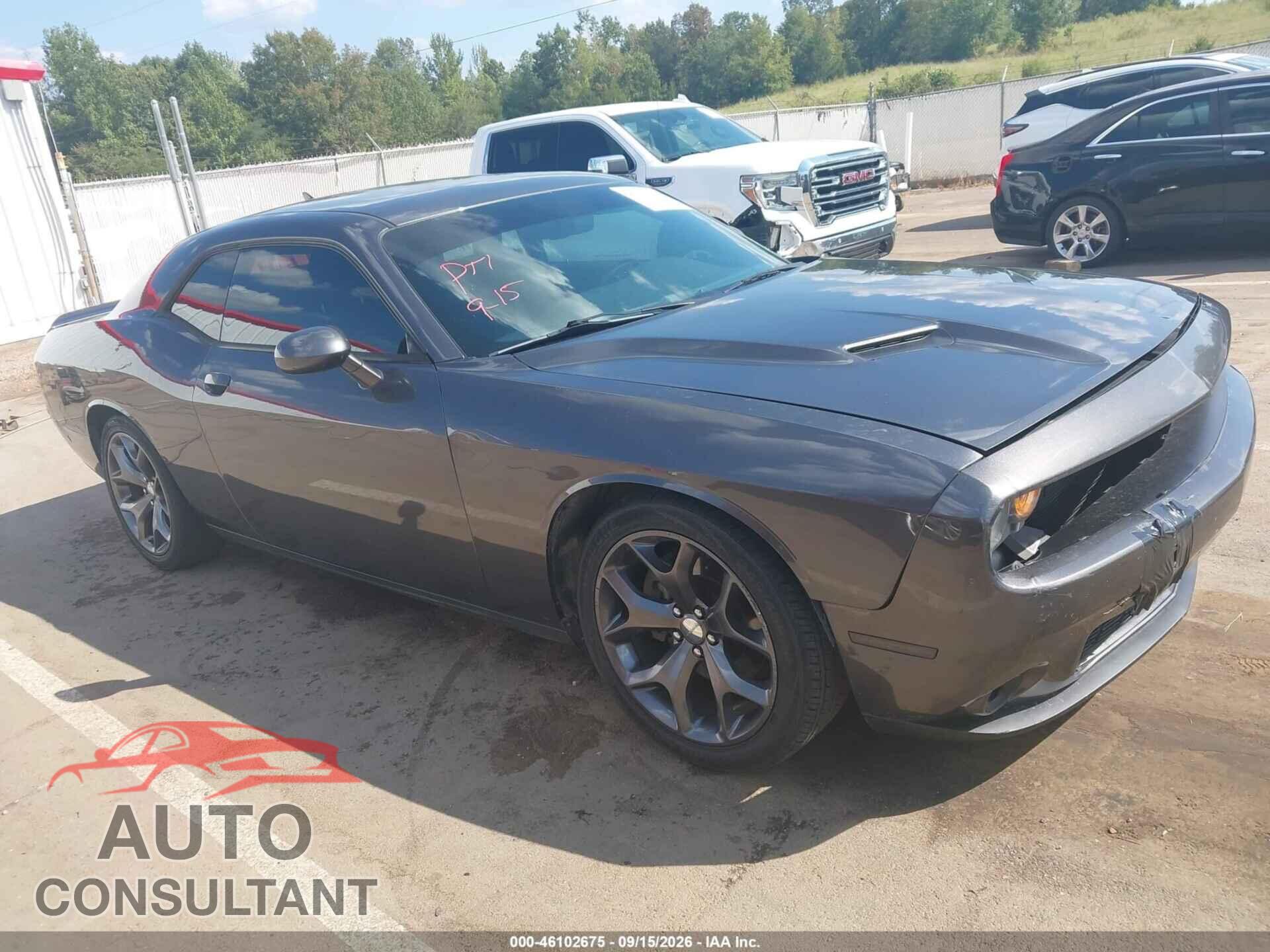 DODGE CHALLENGER 2016 - 2C3CDZAG3GH250019