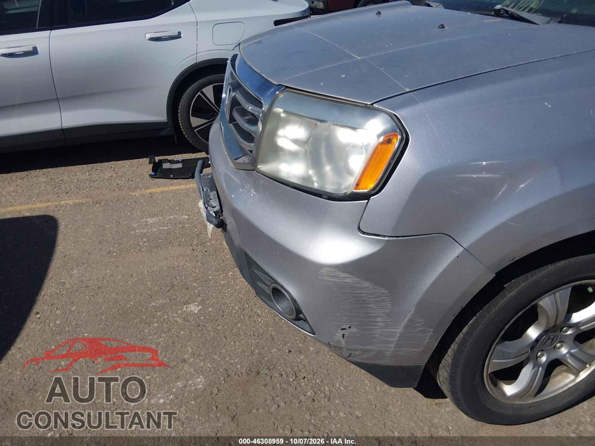 HONDA PILOT 2012 - 5FNYF4H71CB085446