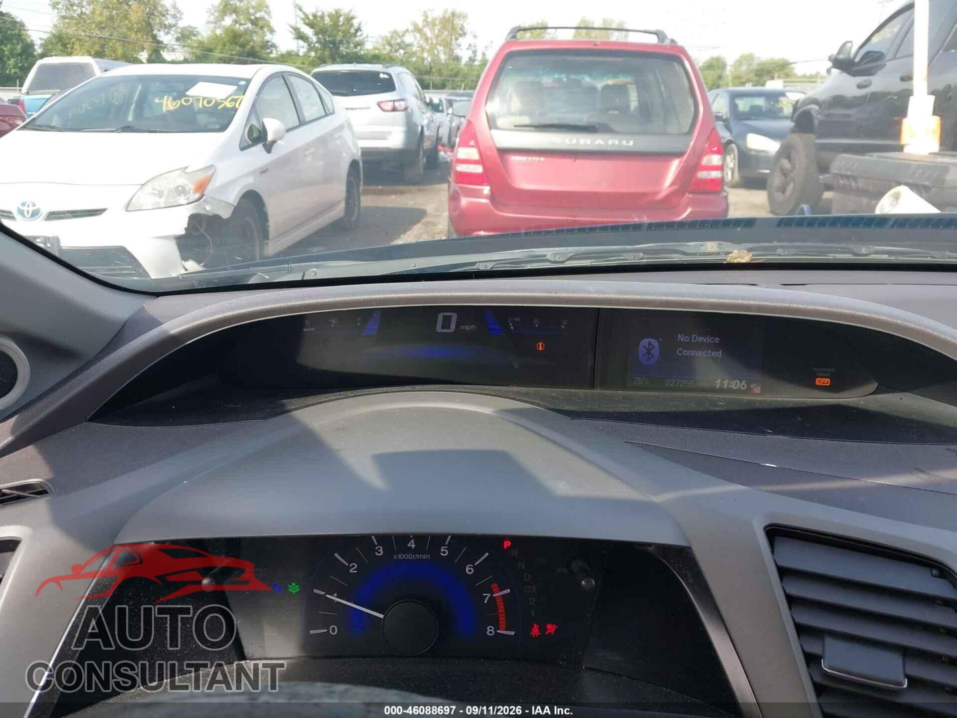 HONDA CIVIC 2012 - 19XFB2F84CE005453