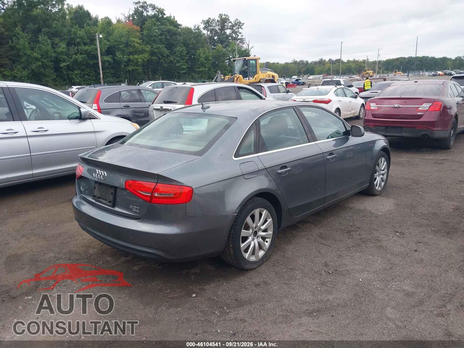 AUDI A4 2013 - WAUBFAFL6DN036585