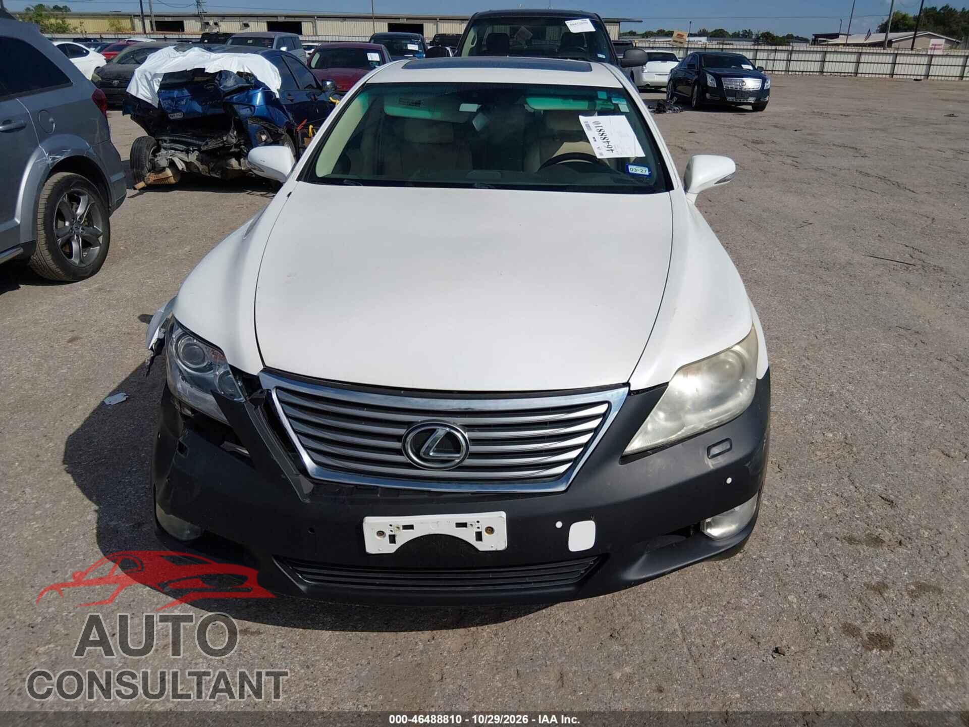 LEXUS LS 460 2012 - JTHBL5EF0C5111275