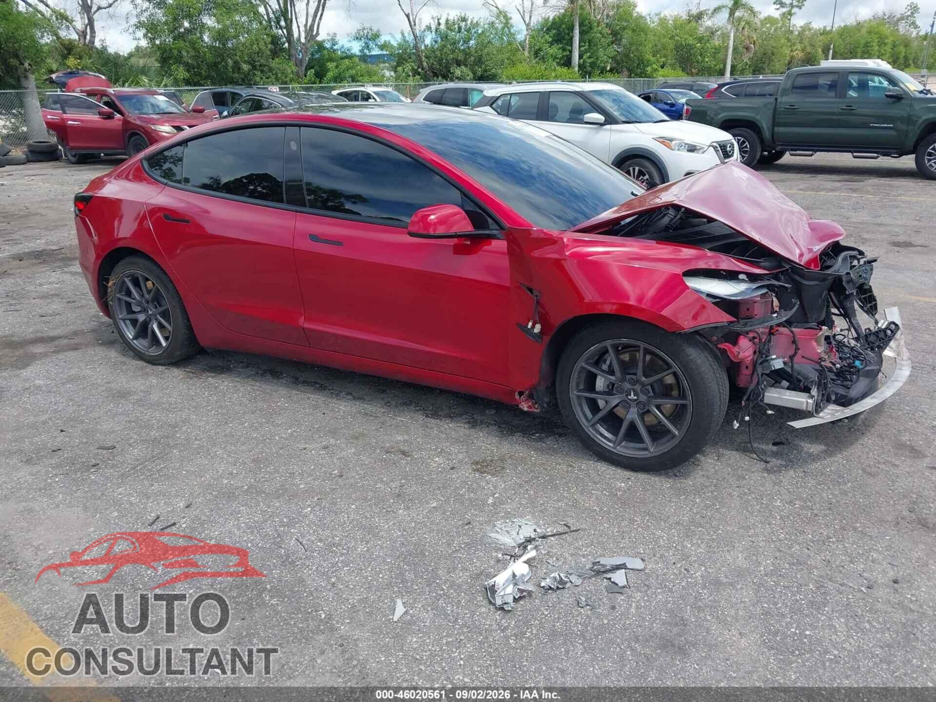 TESLA MODEL 3 2021 - 5YJ3E1EB0MF080132