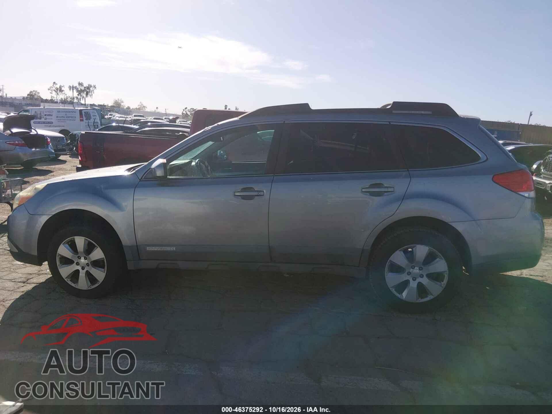SUBARU OUTBACK 2011 - 4S4BRBGC6B3341605