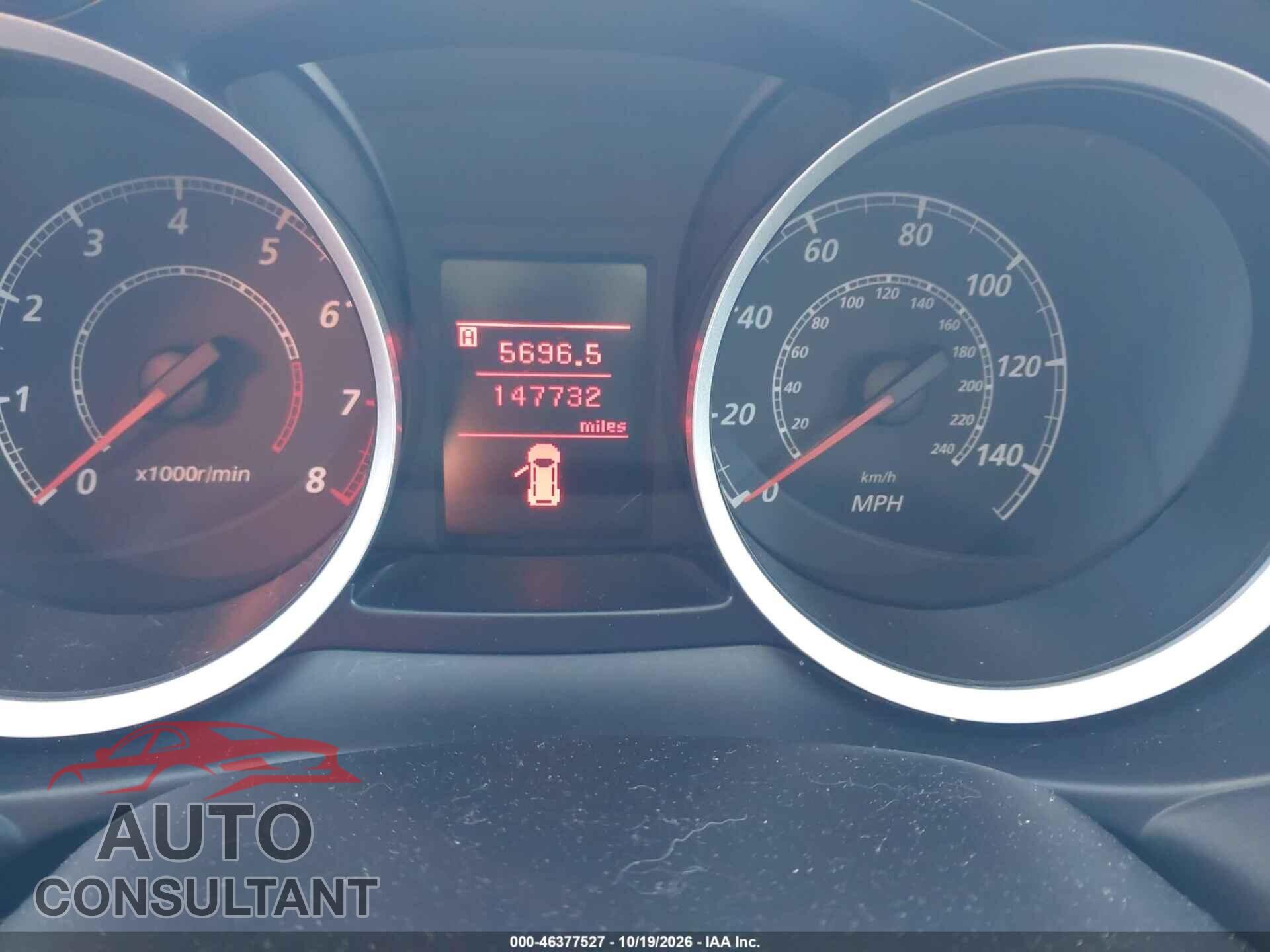 MITSUBISHI LANCER 2012 - JA32V2FW6CU021304