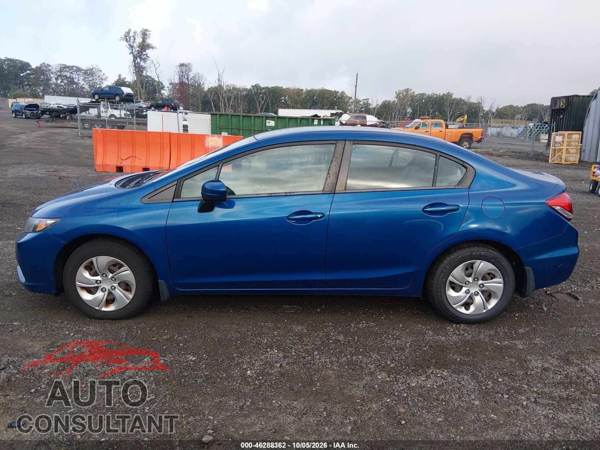 HONDA CIVIC 2015 - 19XFB2F50FE079754