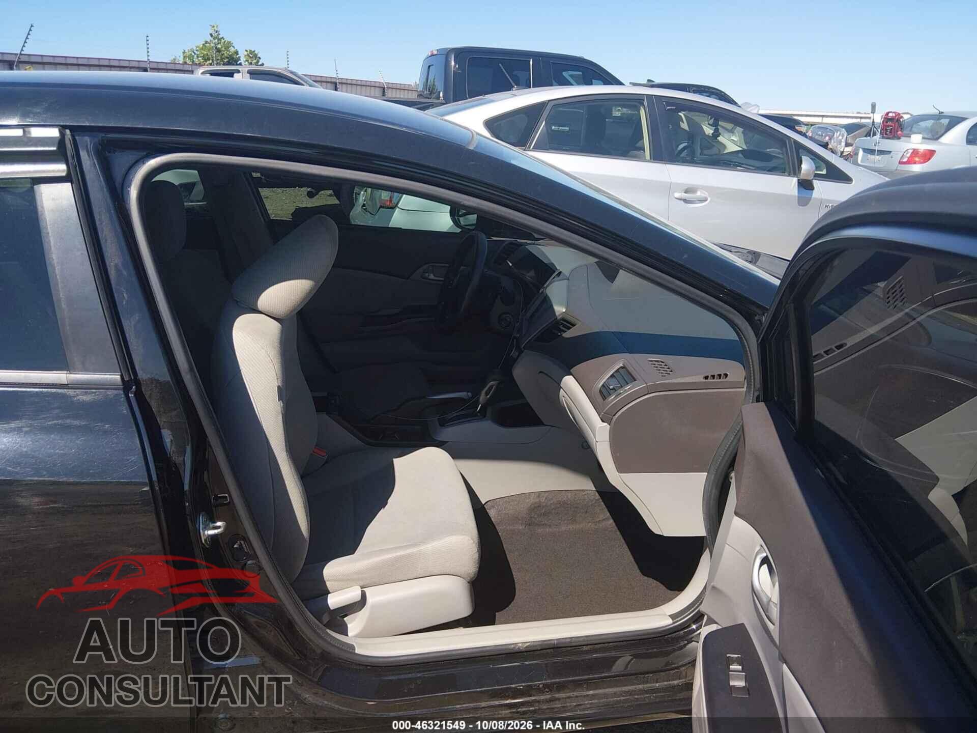 HONDA CIVIC 2012 - 19XFB2F54CE084077