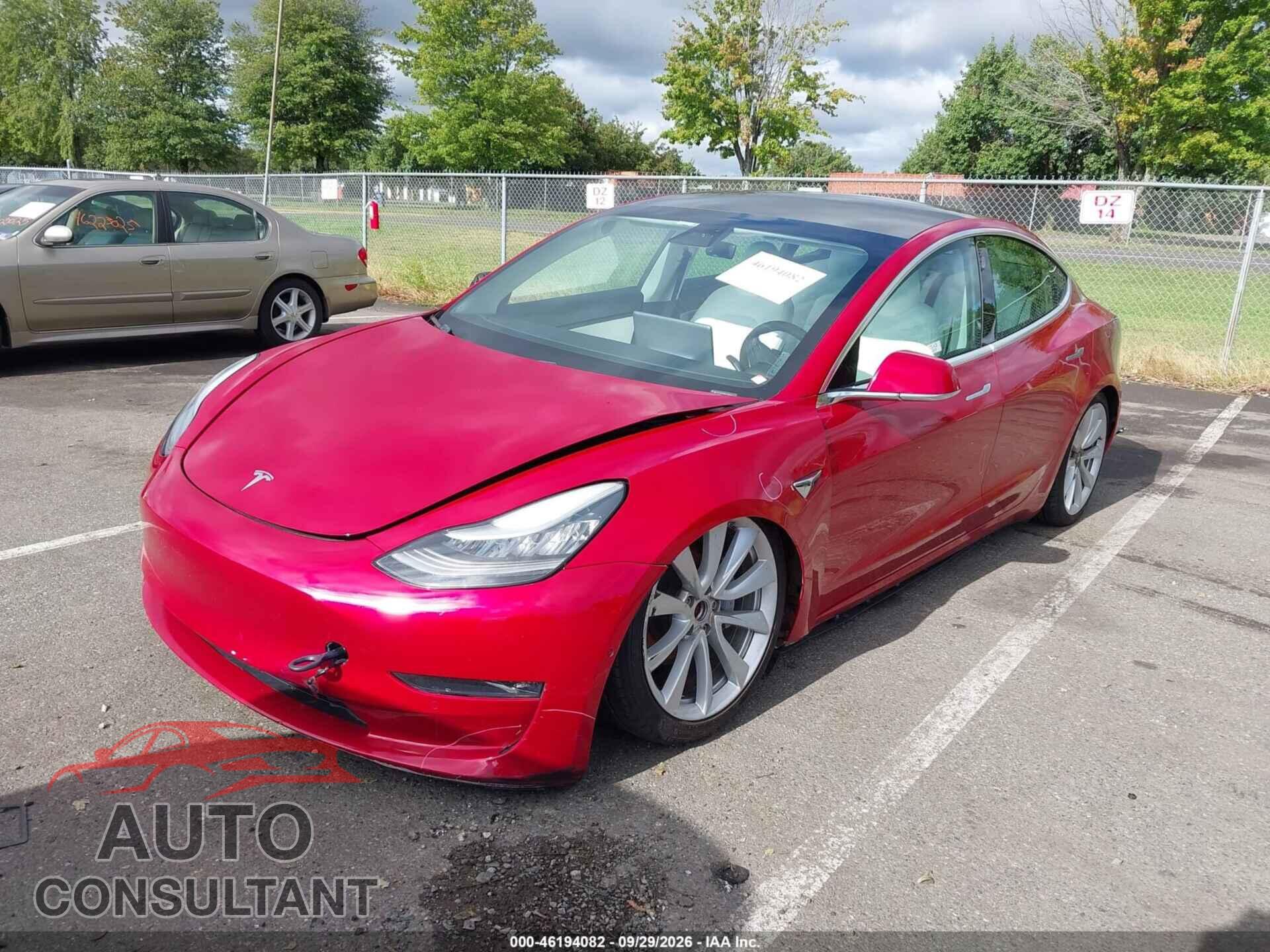 TESLA MODEL 3 2020 - 5YJ3E1EB9LF601153