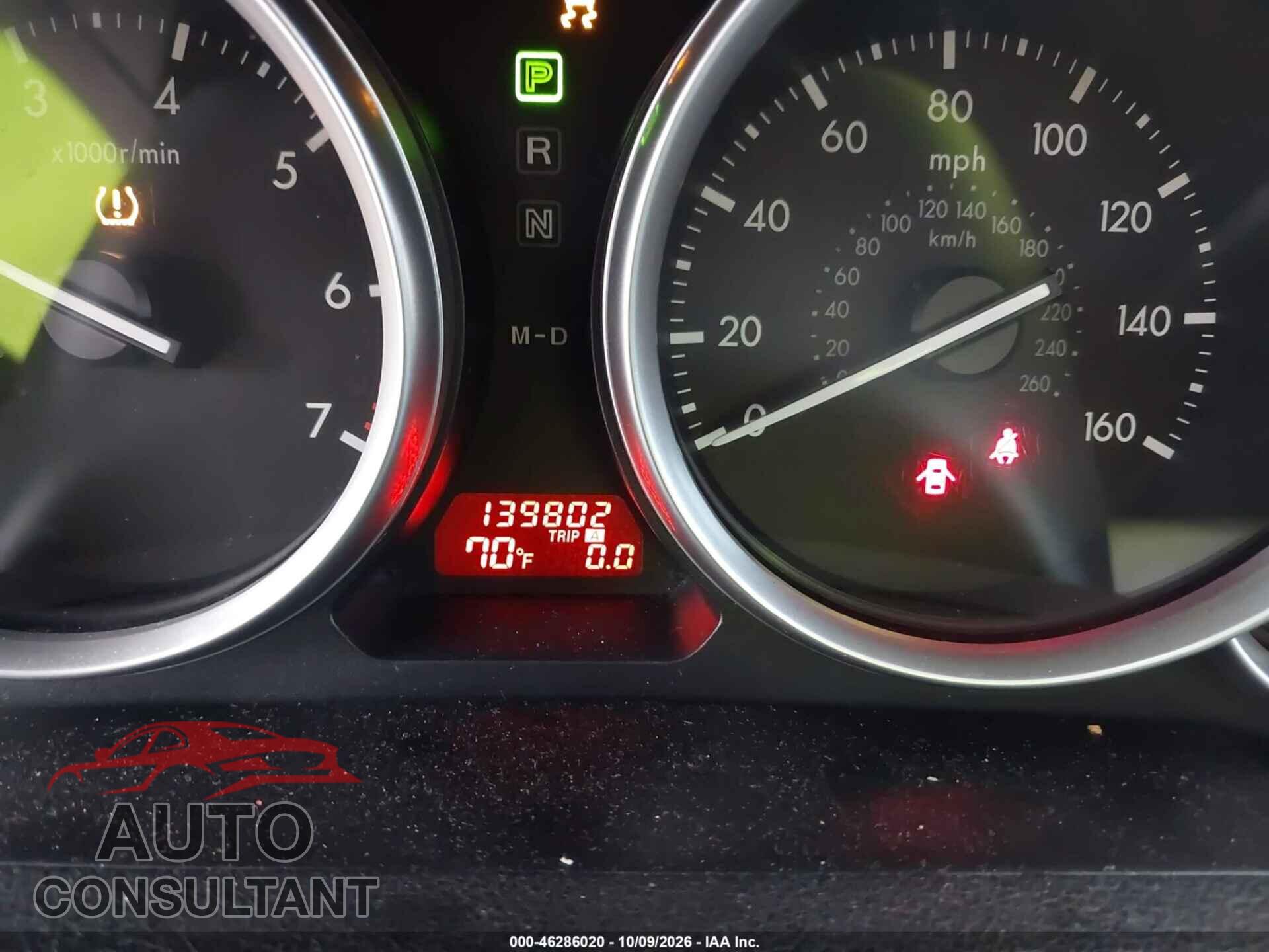 MAZDA MAZDA6 2009 - 1YVHP81A295M37366