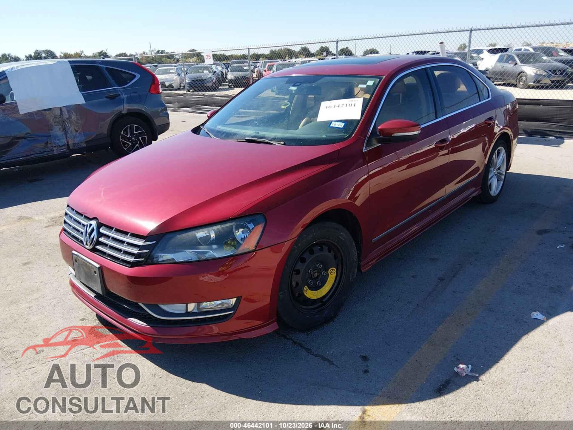 VOLKSWAGEN PASSAT 2015 - 1VWCM7A37FC006840