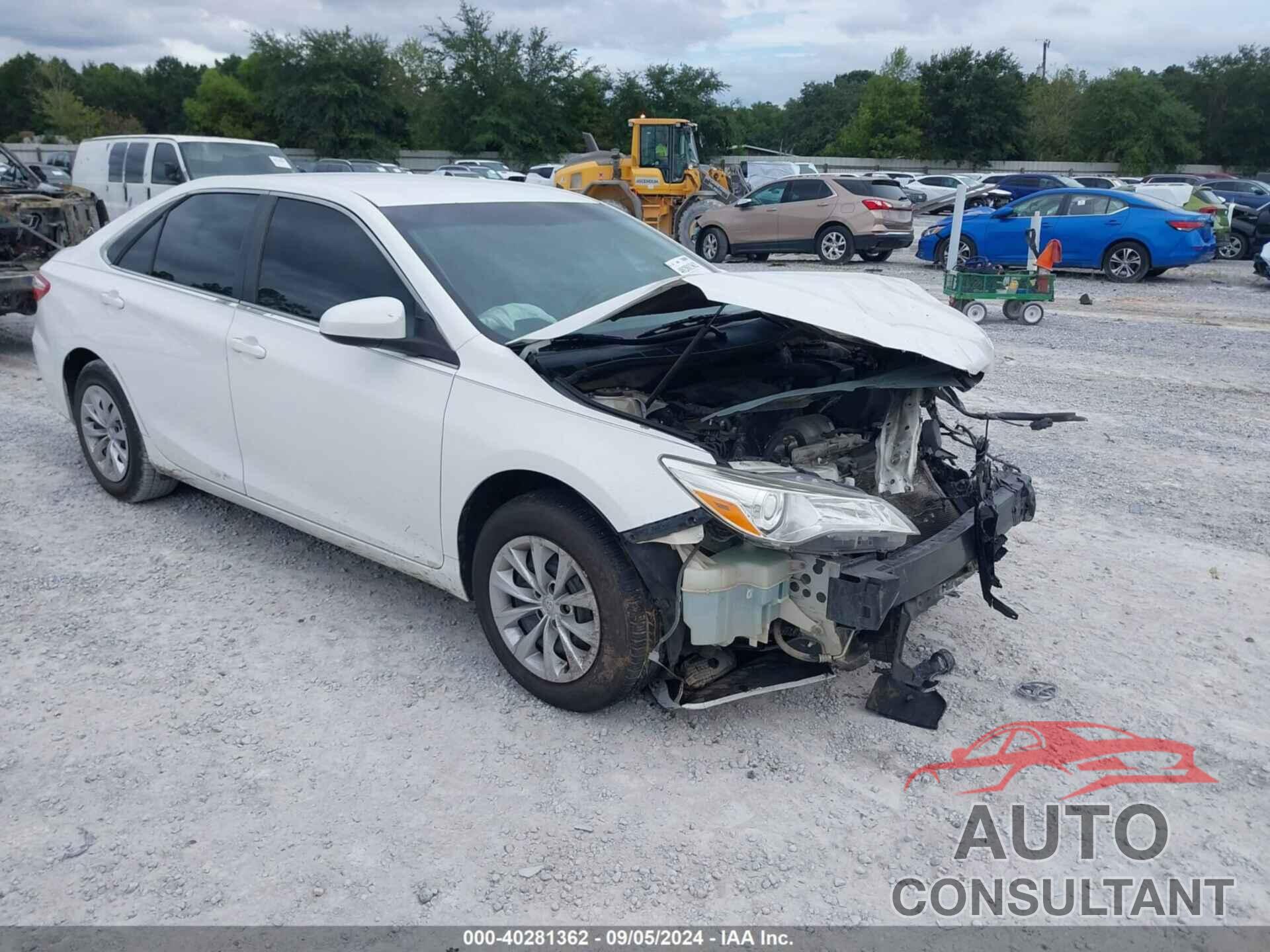 TOYOTA CAMRY 2016 - 4T4BF1FK9GR564417